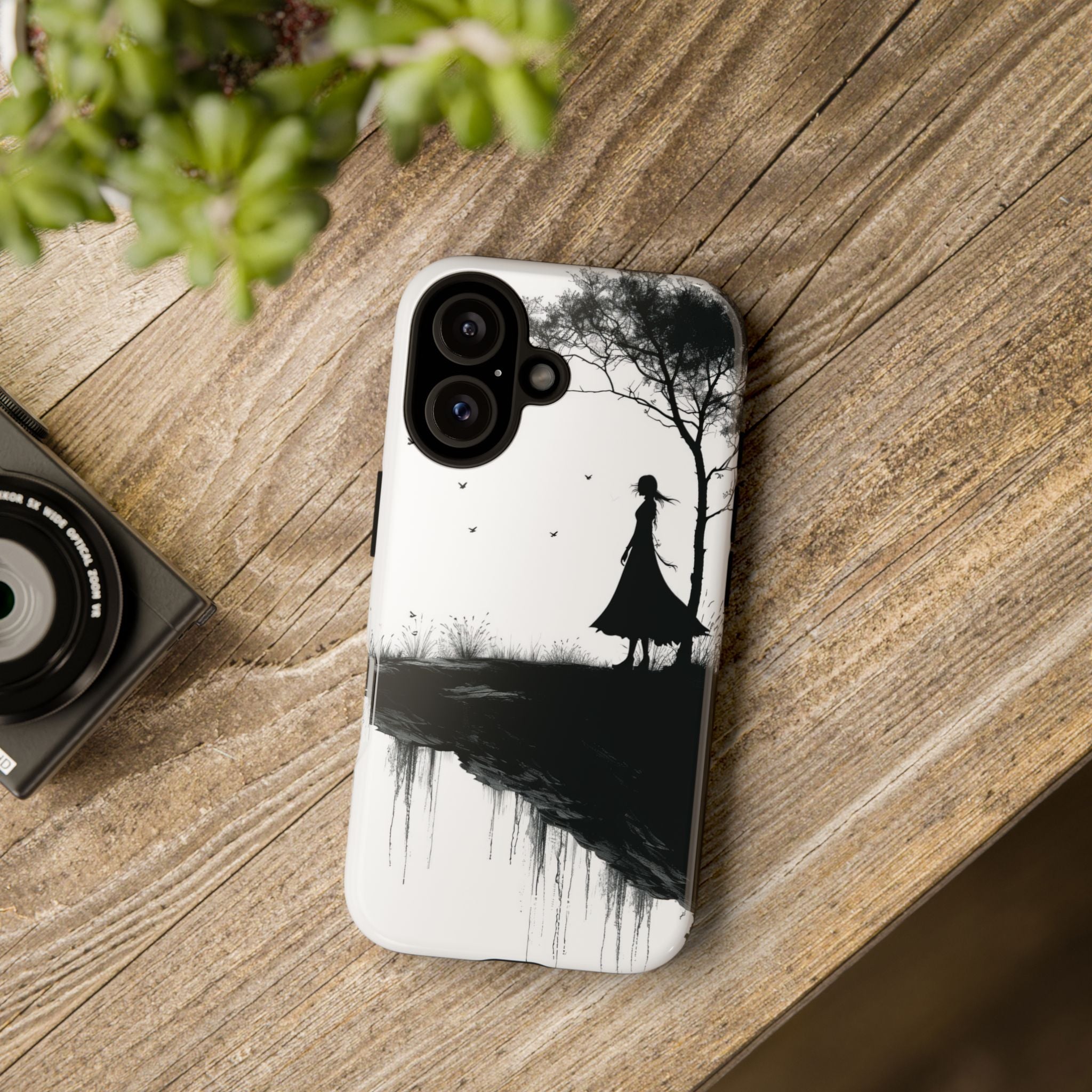 Cliffside Silhouette iPhone 16 Pro Case - Tough