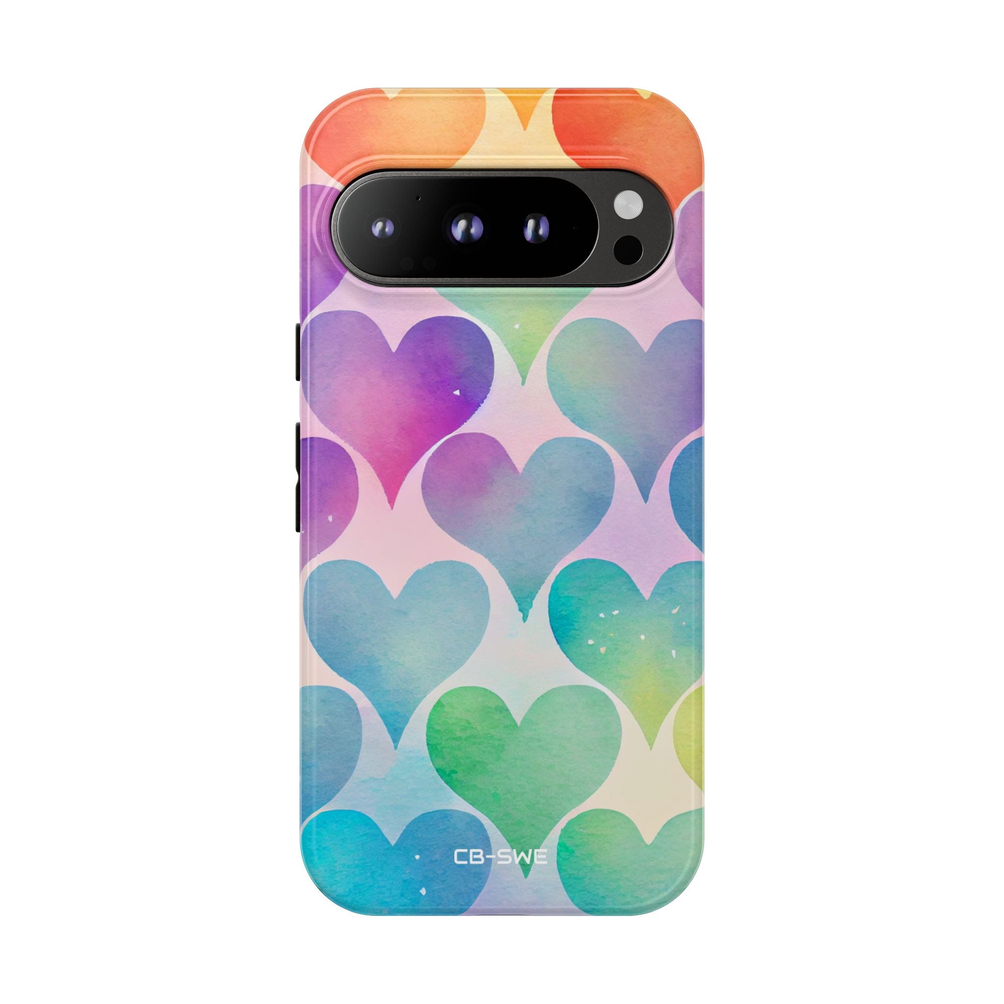 Watercolor Heart Symphony - Google Pixel Case