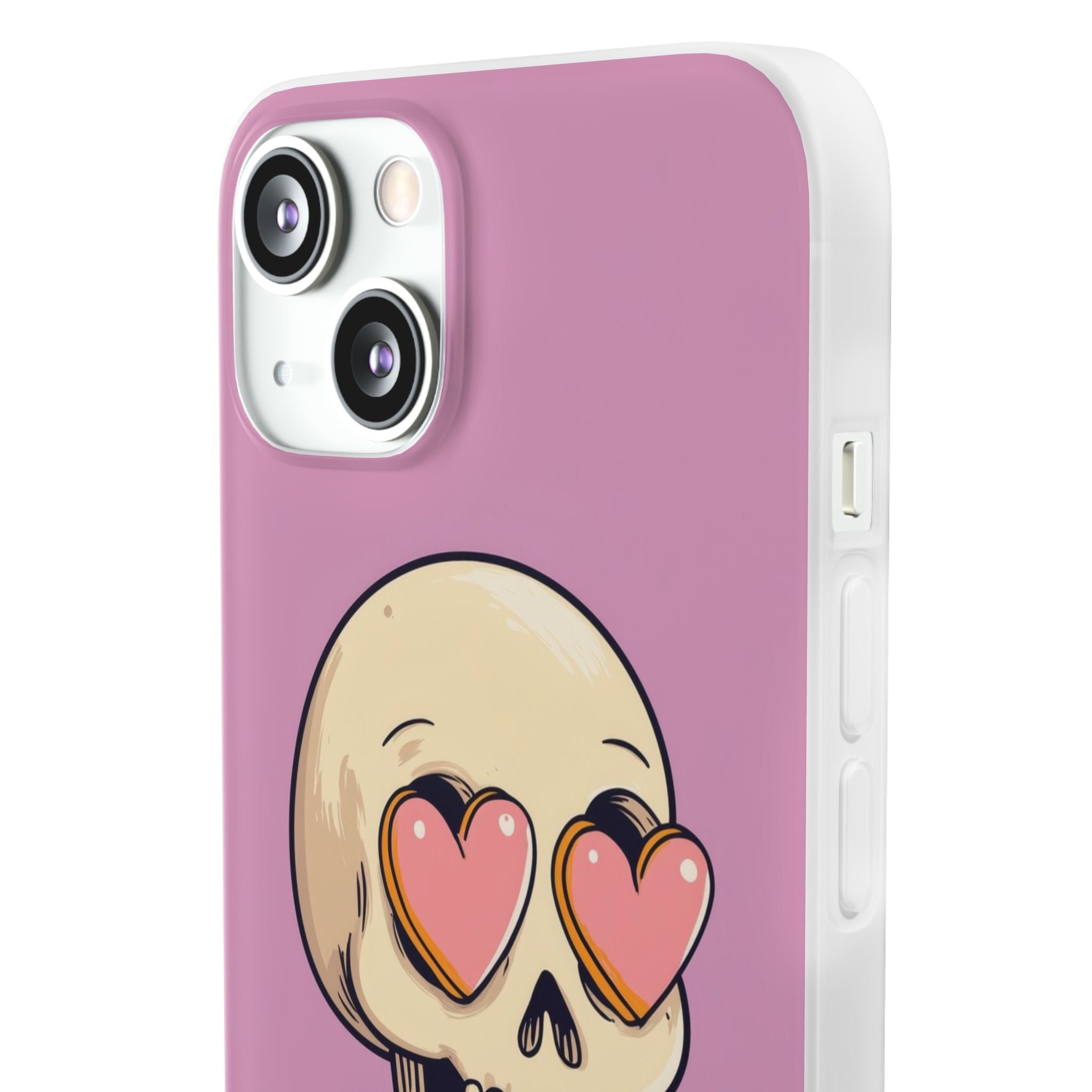 Heart Eyed Skull iPhone 13 - Soft
