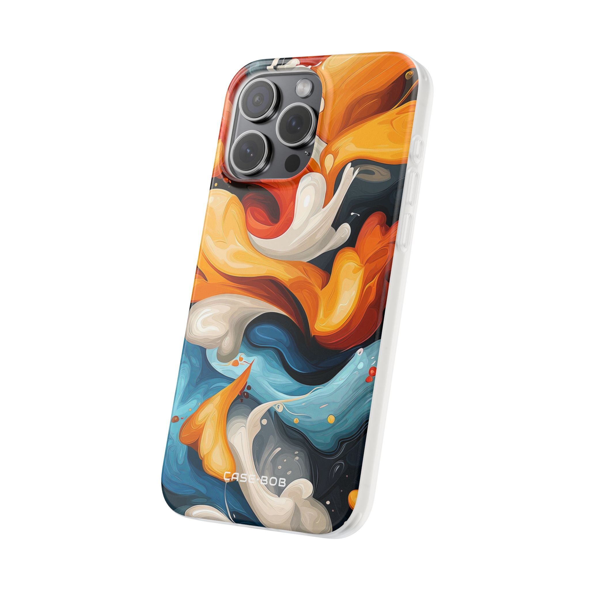 Crimson Ribbon iPhone 15 Pro Max Case - Soft