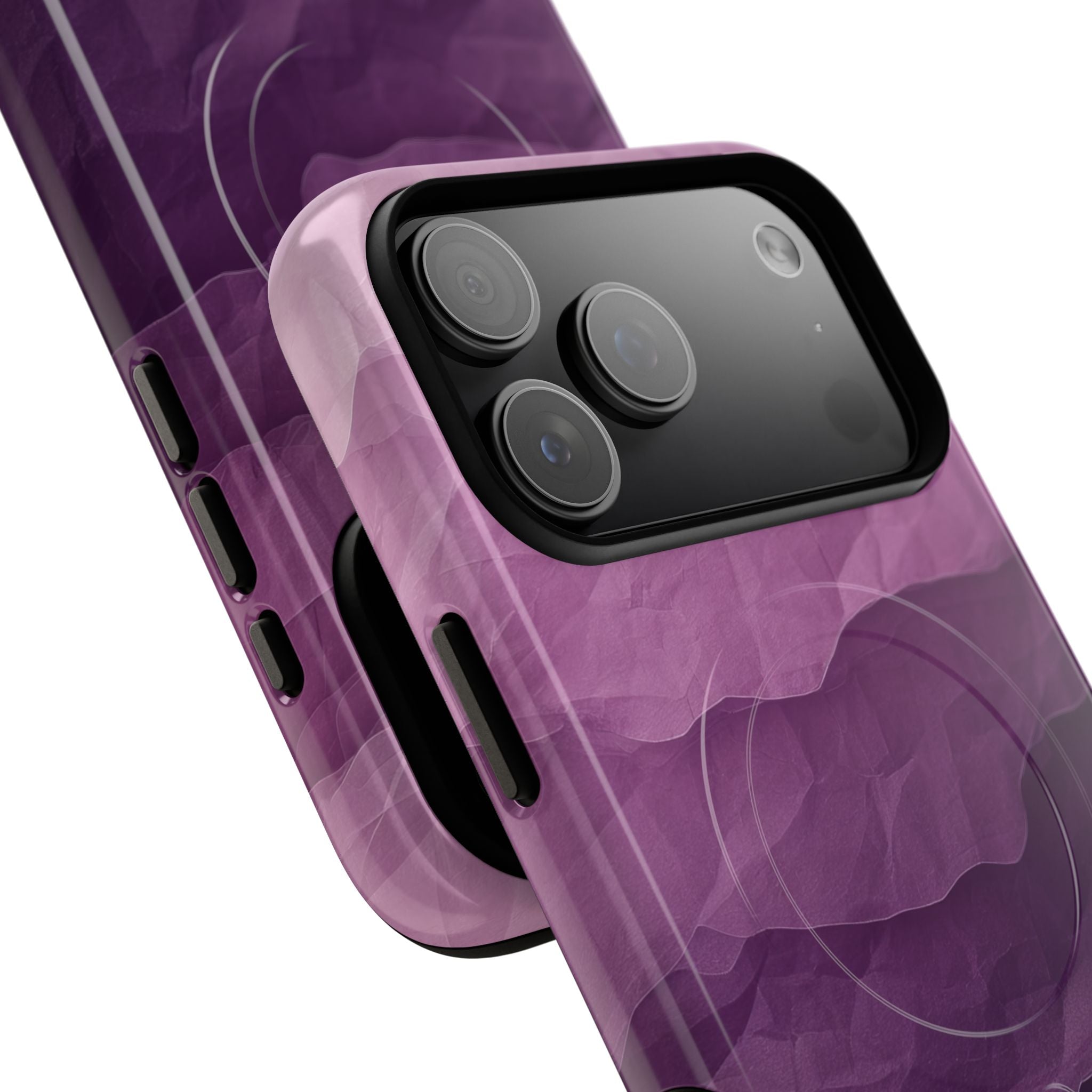 Purple Wave Layers iPhone 17 Pro Max Case - Tough+