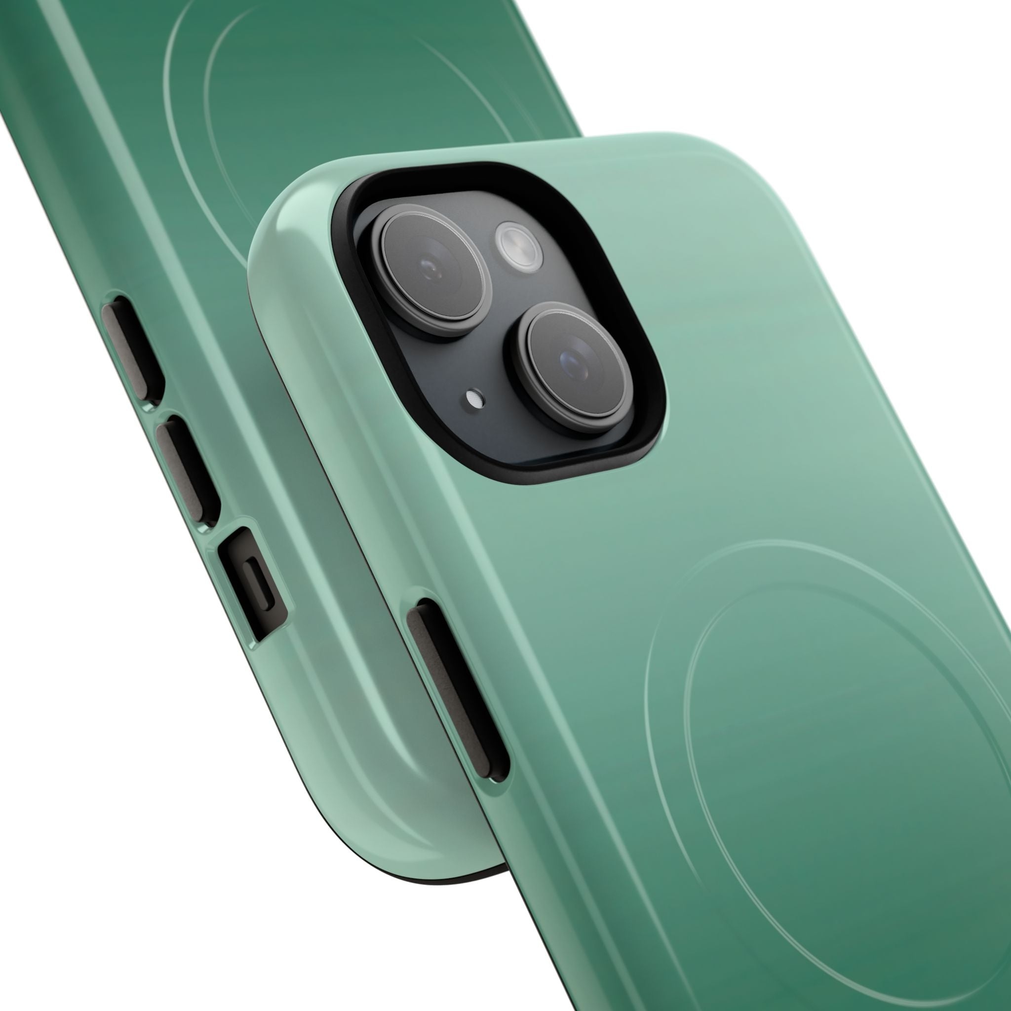 Teal Horizon Layers iPhone 15 - Tough+