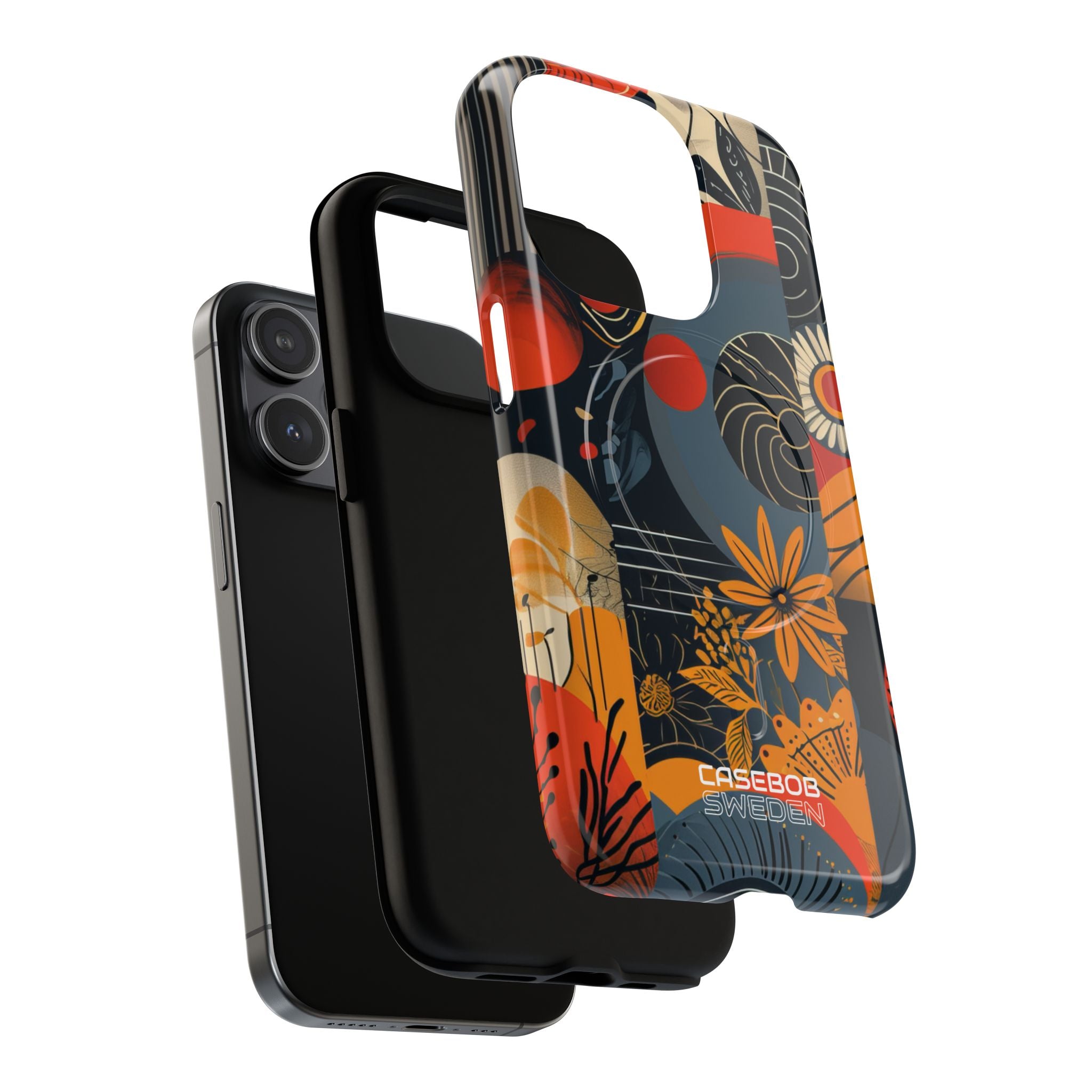 Fire Bloom Flow iPhone 15 - Tough+
