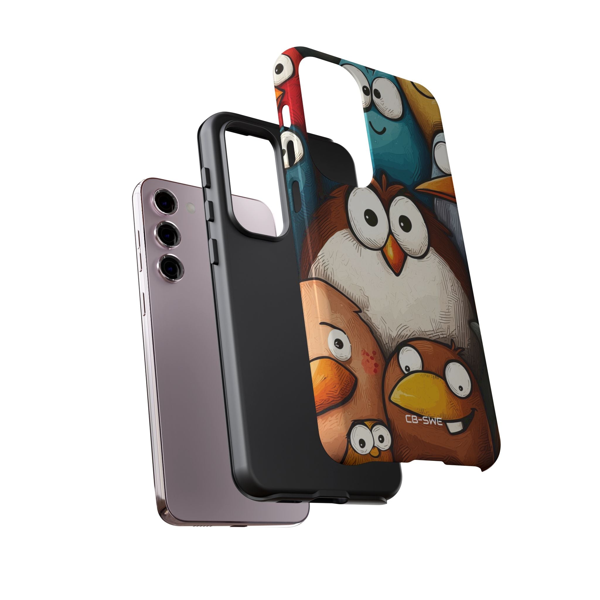Whimsical Birds Gather - Samsung Case