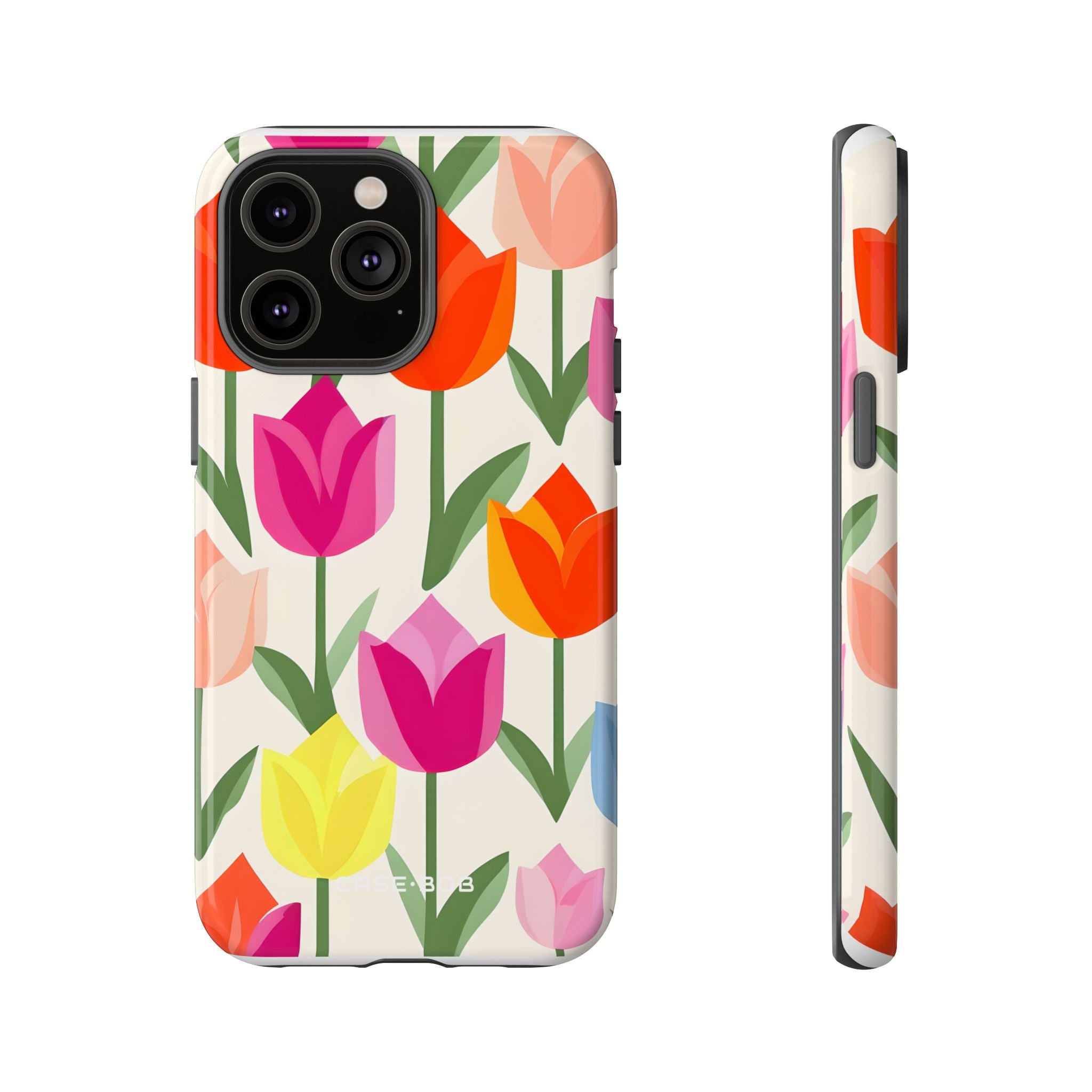 Tulip Harmony Green iPhone 14 Pro Max Case - Tough