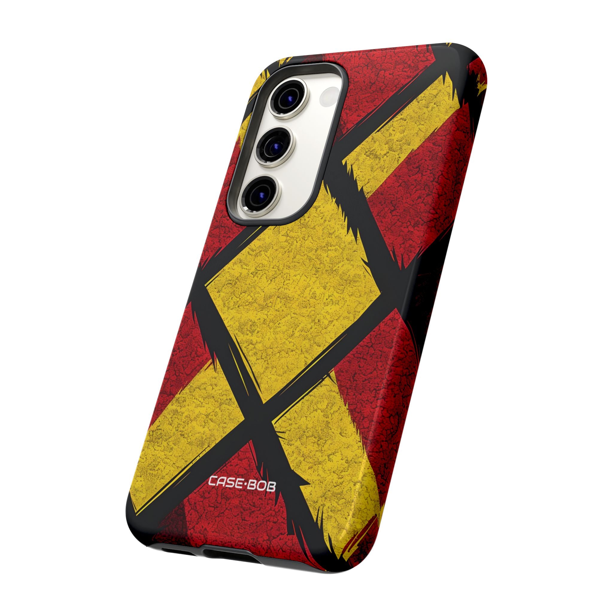 Vibrant Geometric Diamonds Samsung S23 Case • Tough