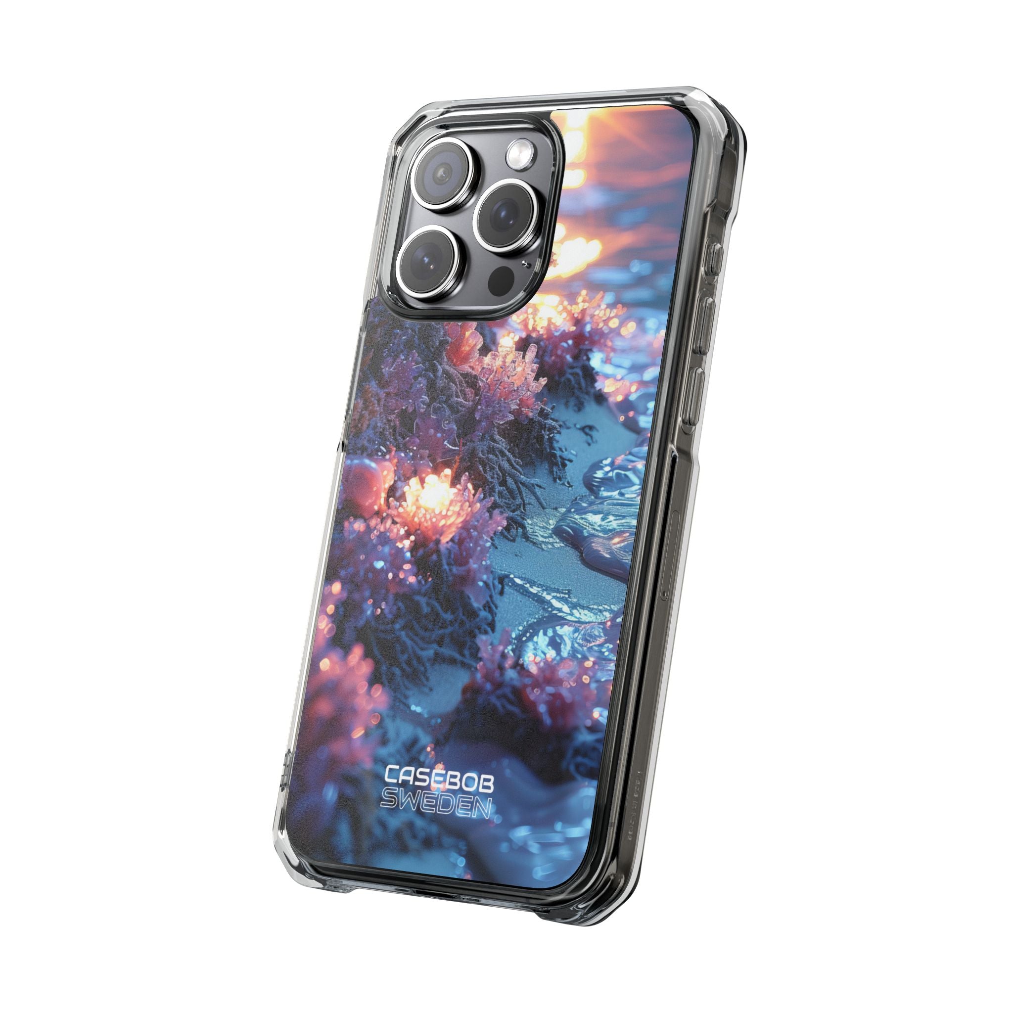 Crystal Sunset Shore iPhone 15 - Impact Clear+