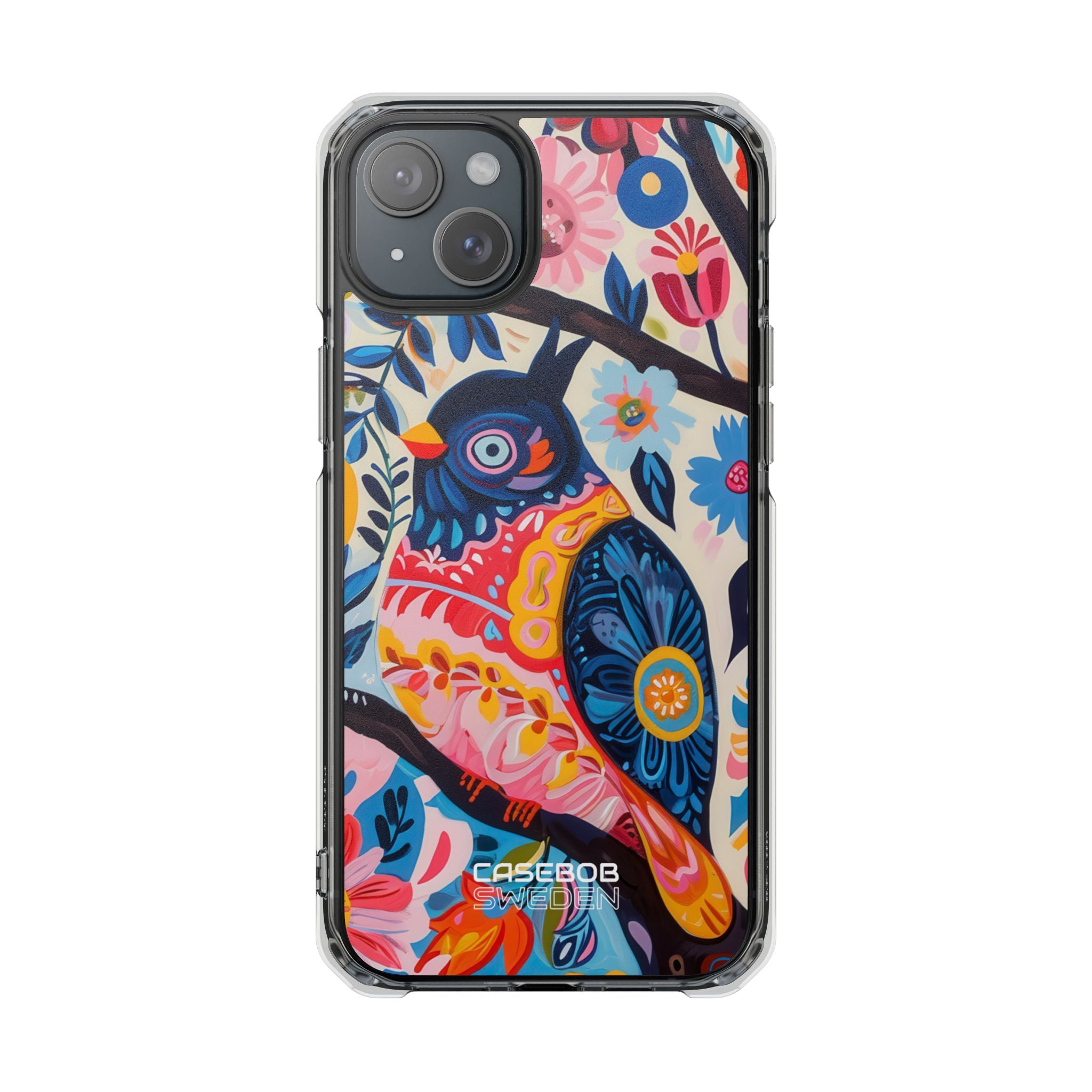 Whimsical Owl Garden iPhone 15 - Impact Clear+