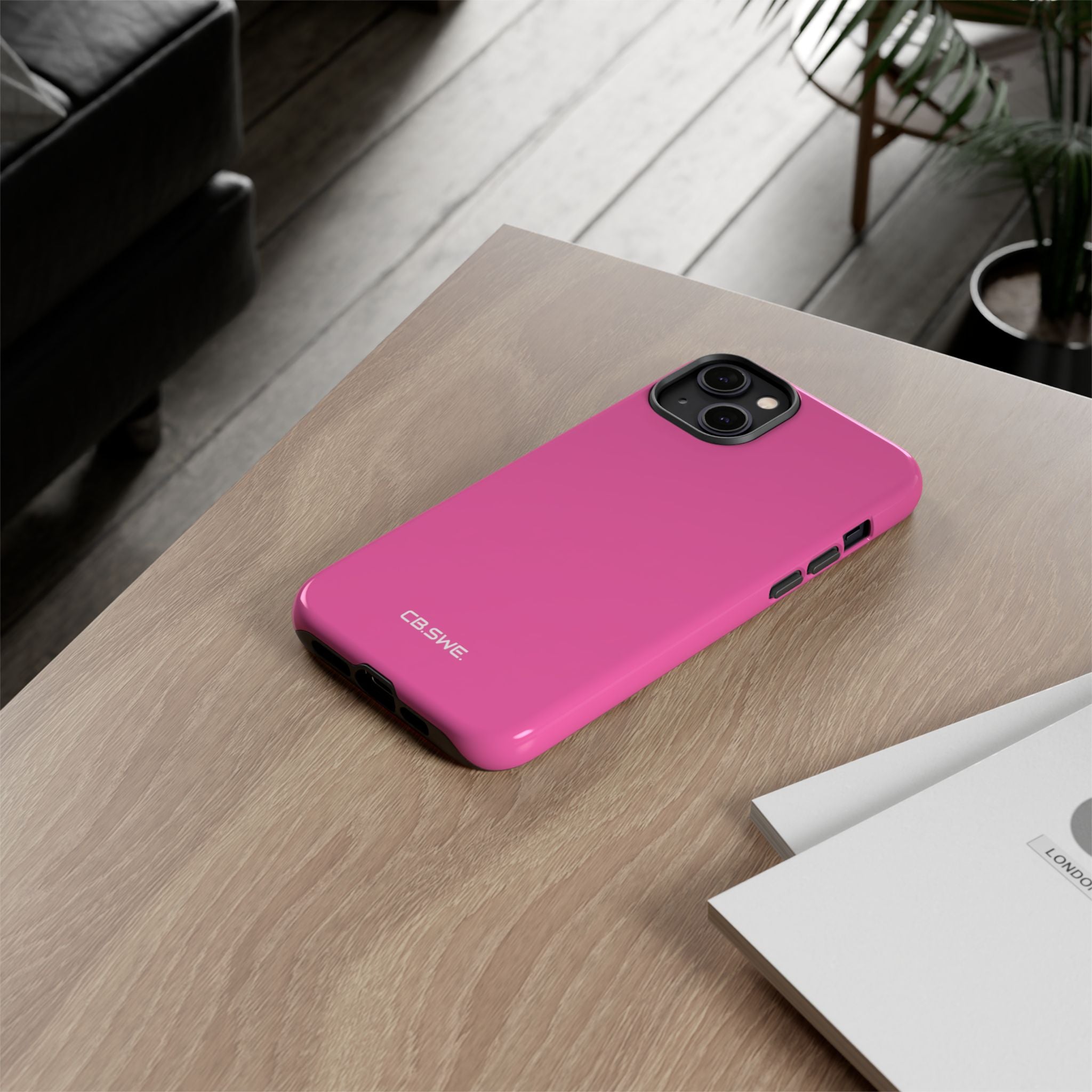 Hot Pink iPhone Case - Tough