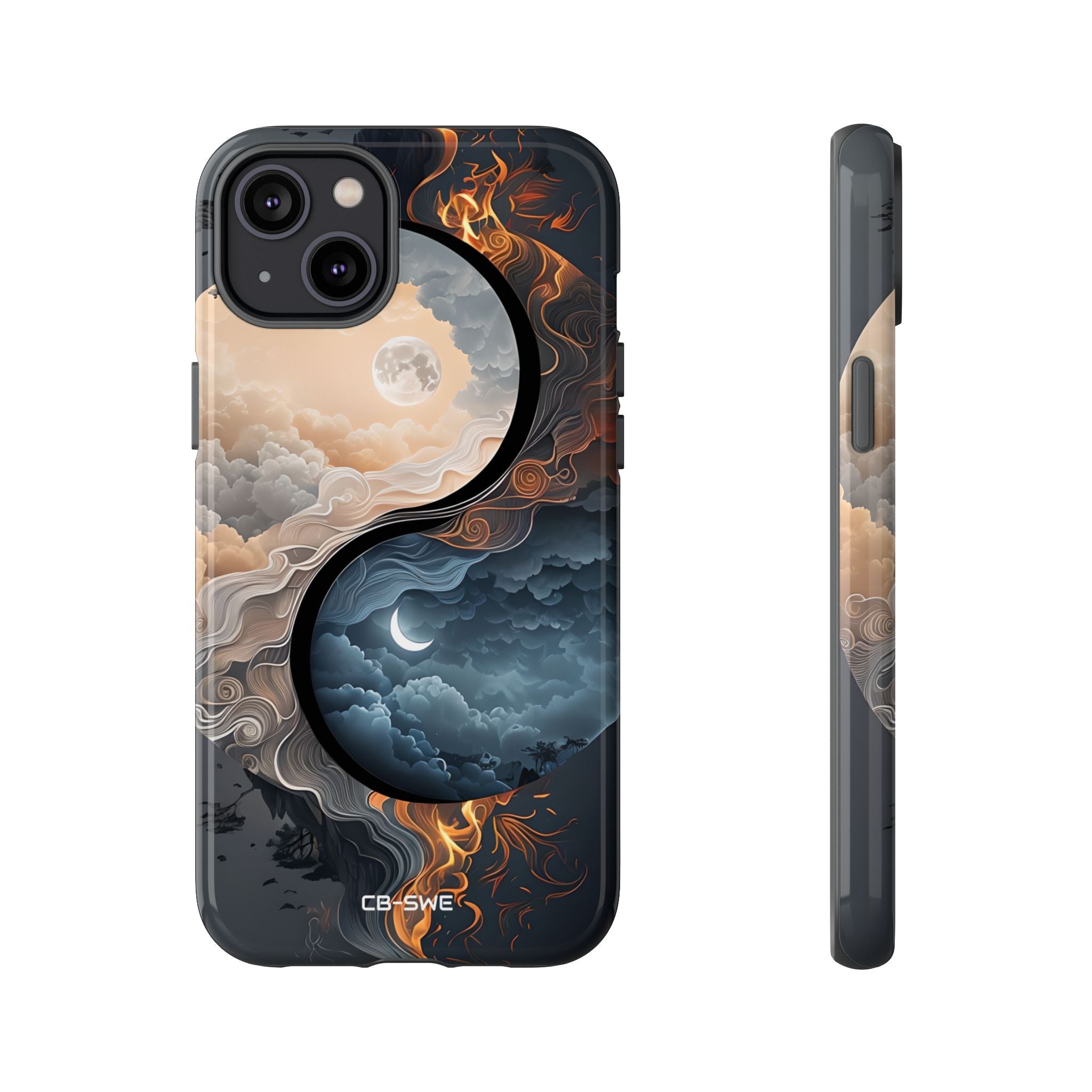 Moonlit Elemental Harmony - iPhone Case