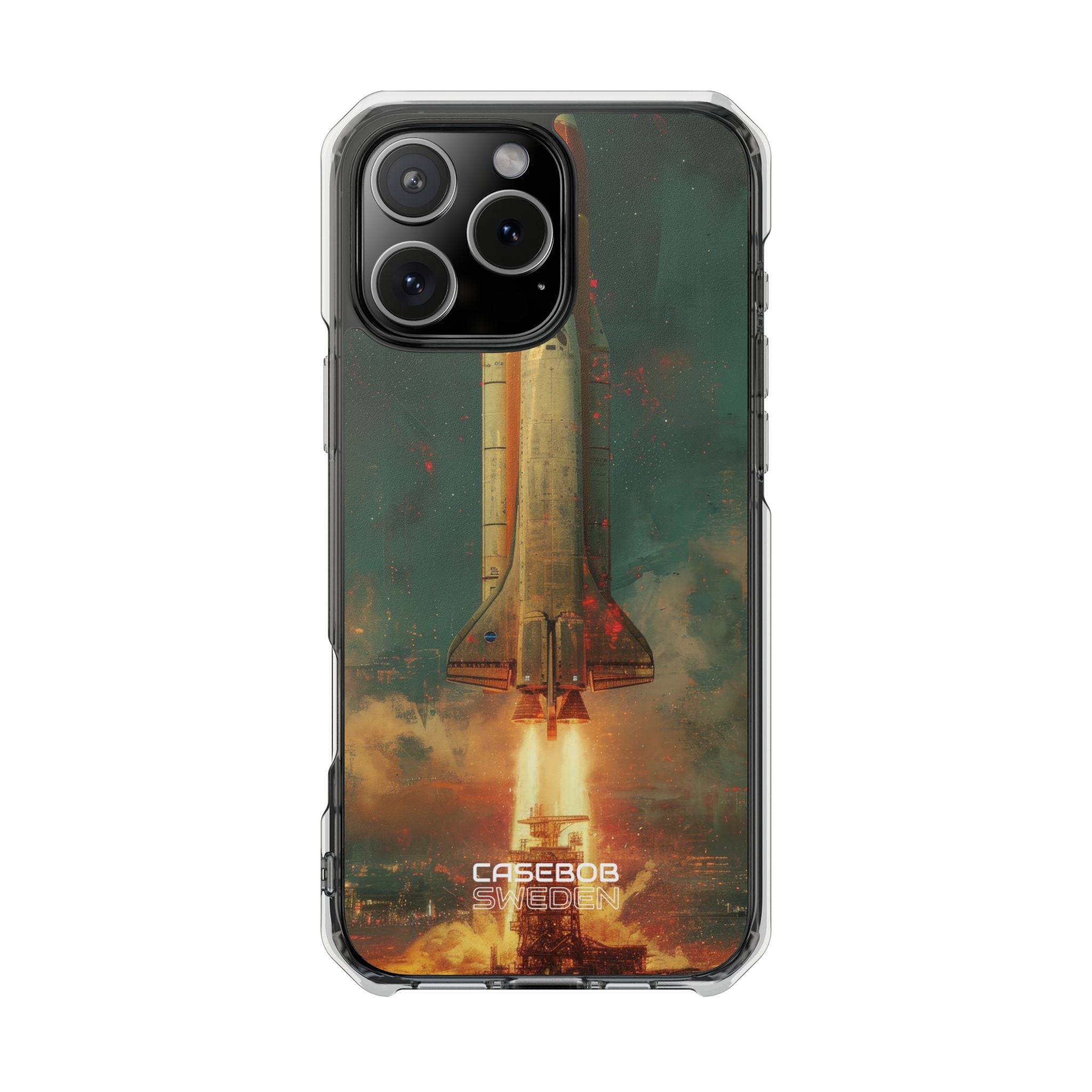 Cosmic Shuttle Ascent iPhone 16 - Impact Clear+