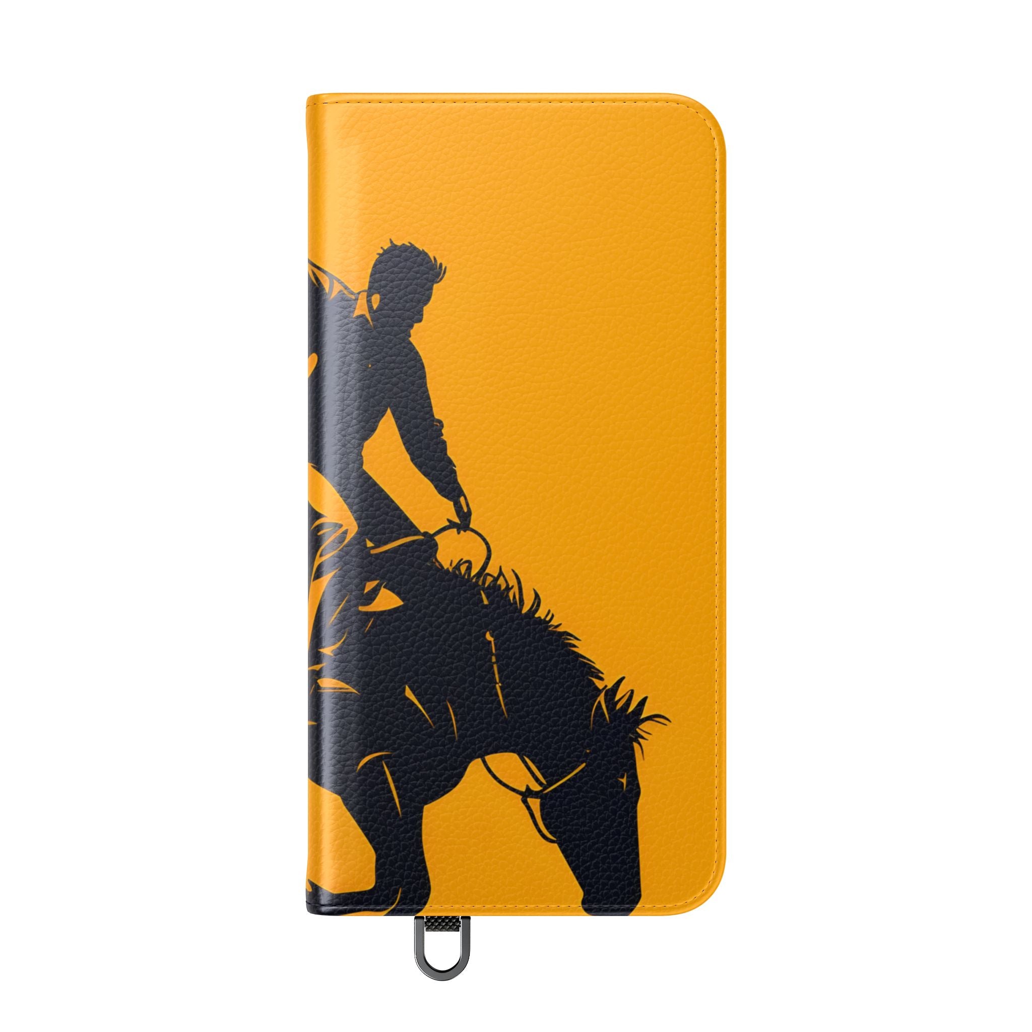 Bucking Cowboy Shadow - Samsung S25+ Case - Lompakko