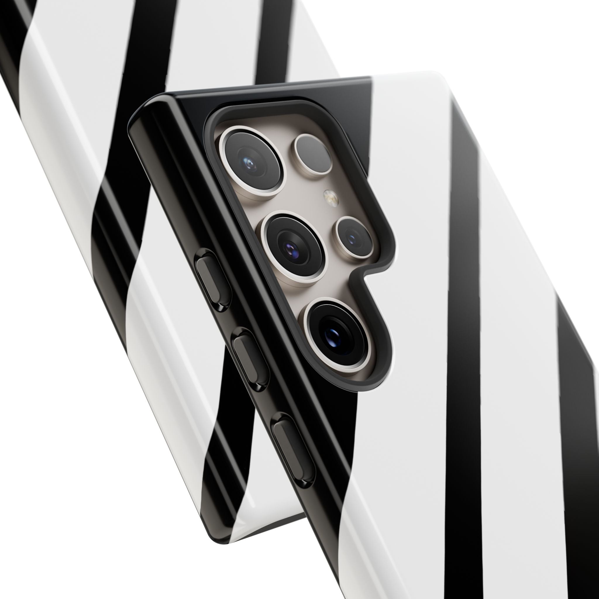 Diagonal Bands Noir Samsung S24 Ultra Case - Tough