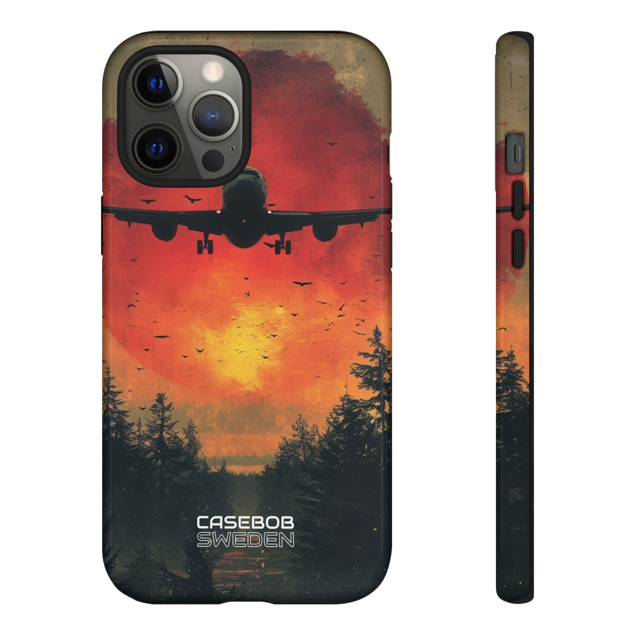 Crimson Sky Flight iPhone 12 - Tough