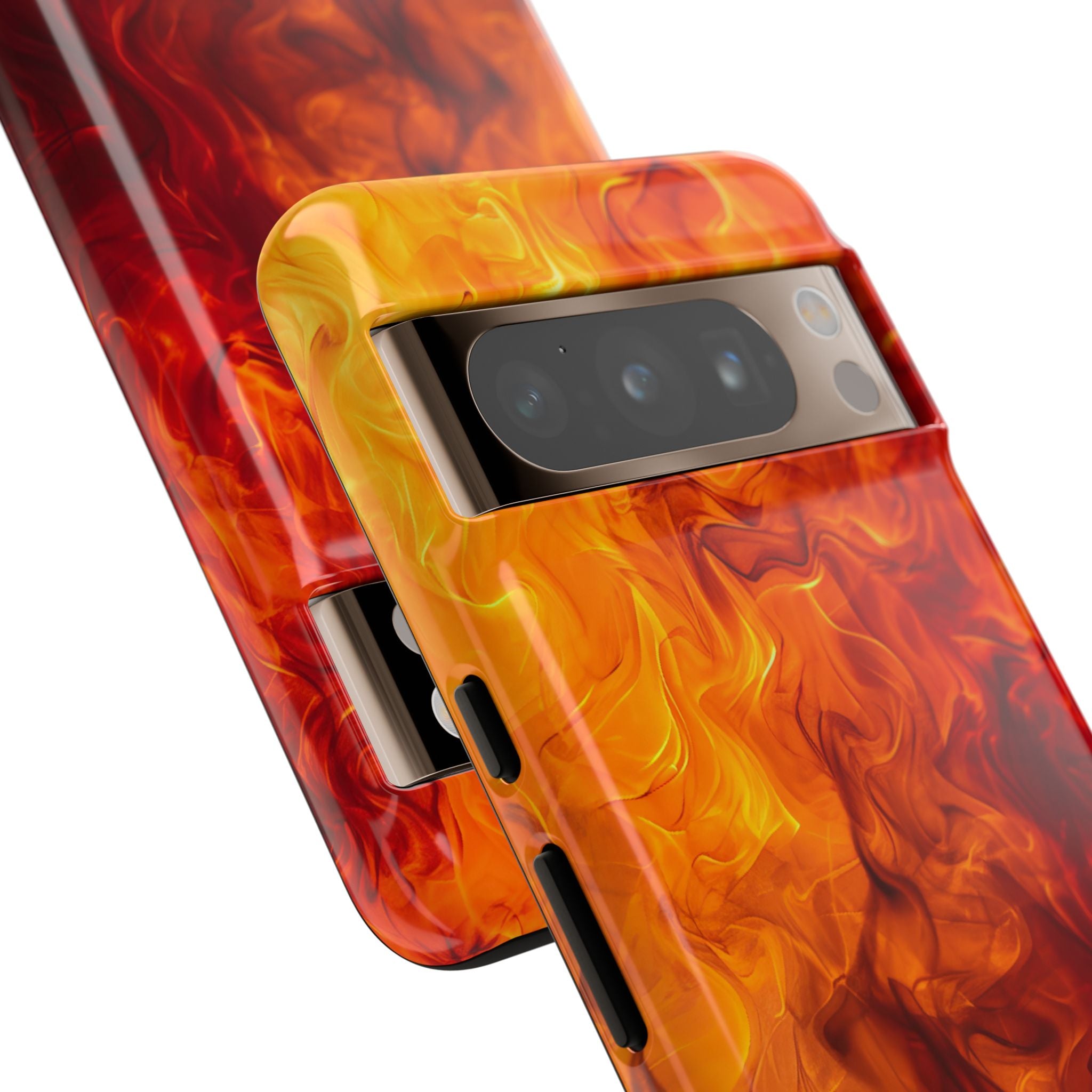 Flaming Energy Swirl Google Pixel 8 - Tough