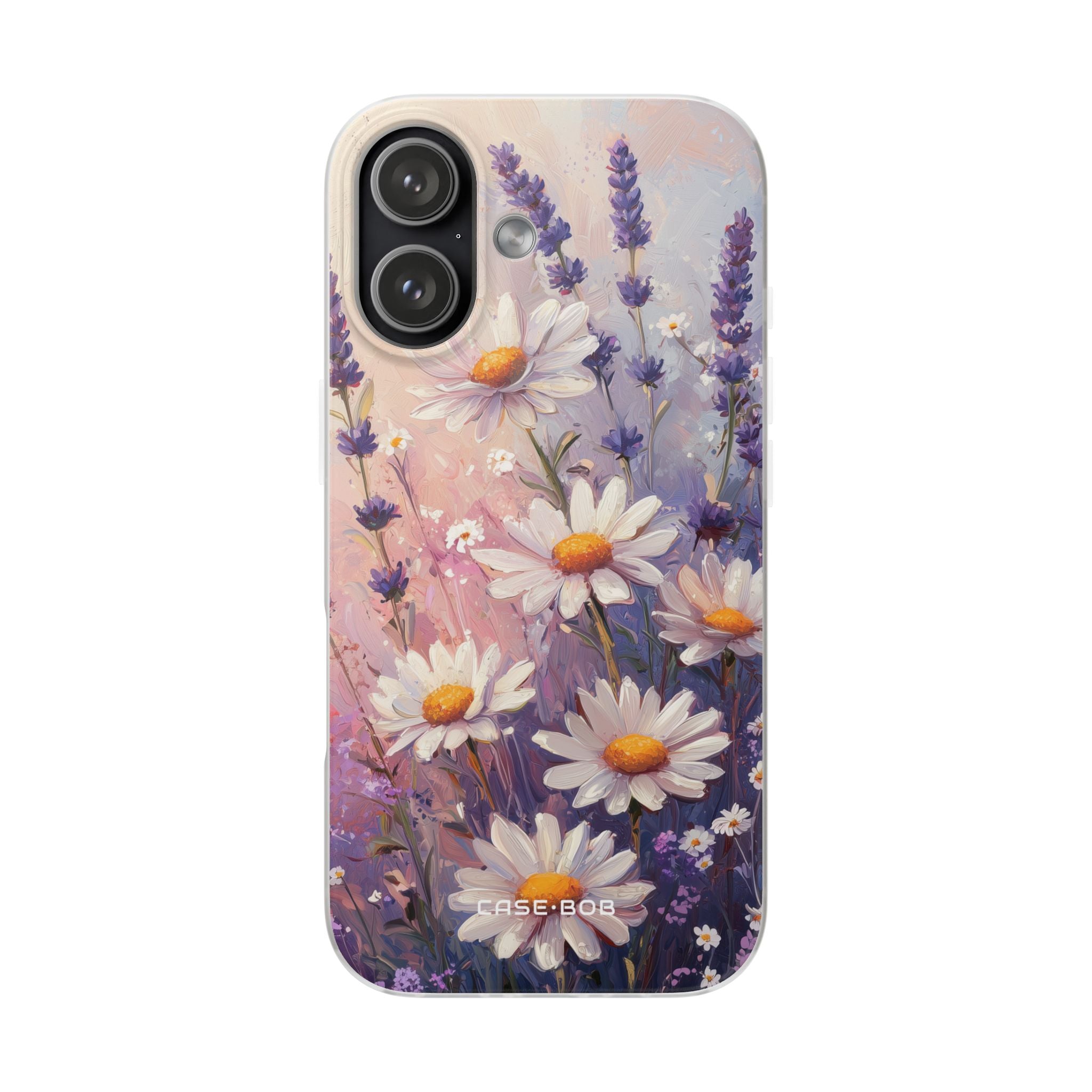 Daisy Lavender Bloom iPhone 17 Case - Soft