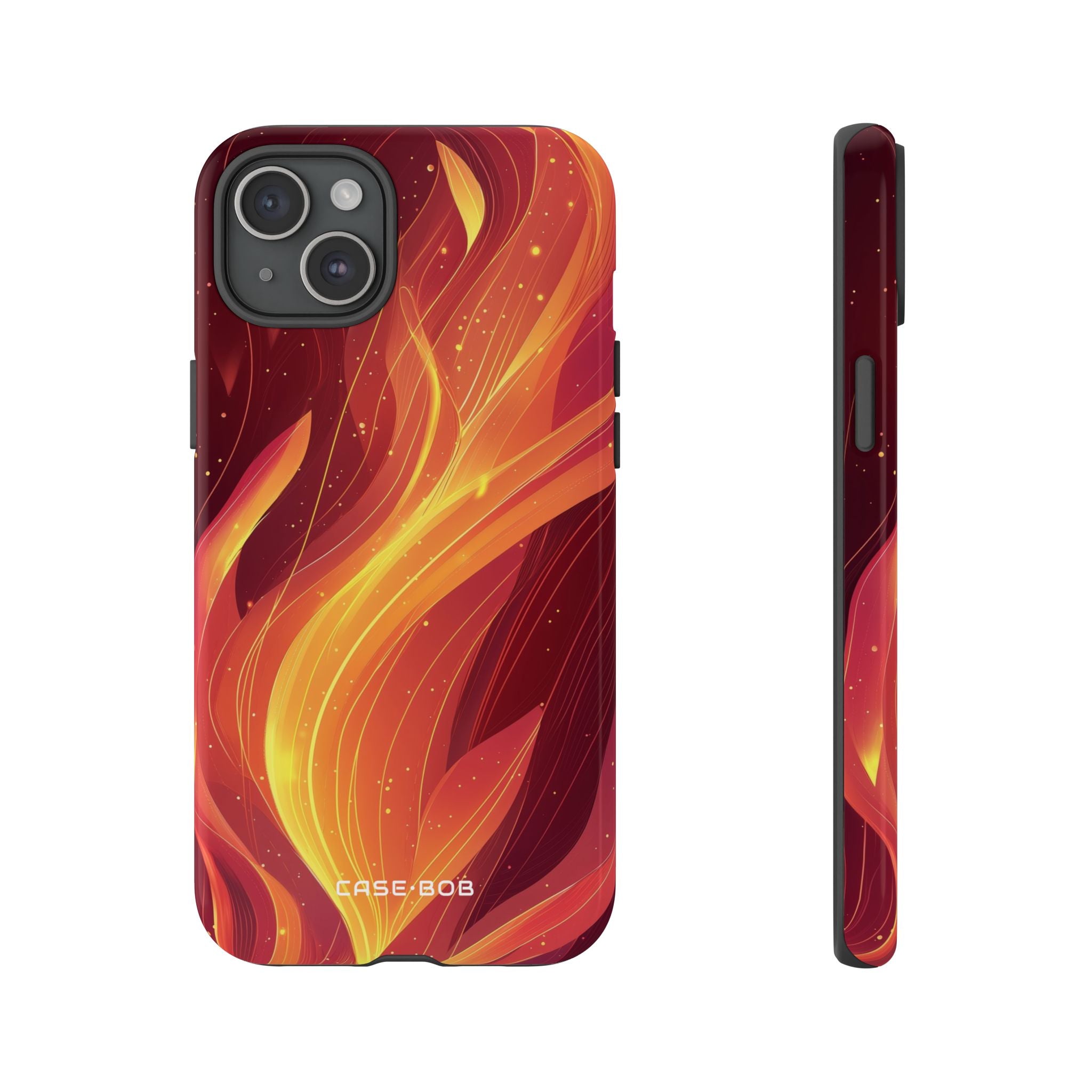 Flaming Flow iPhone 15 Plus Case - Tough