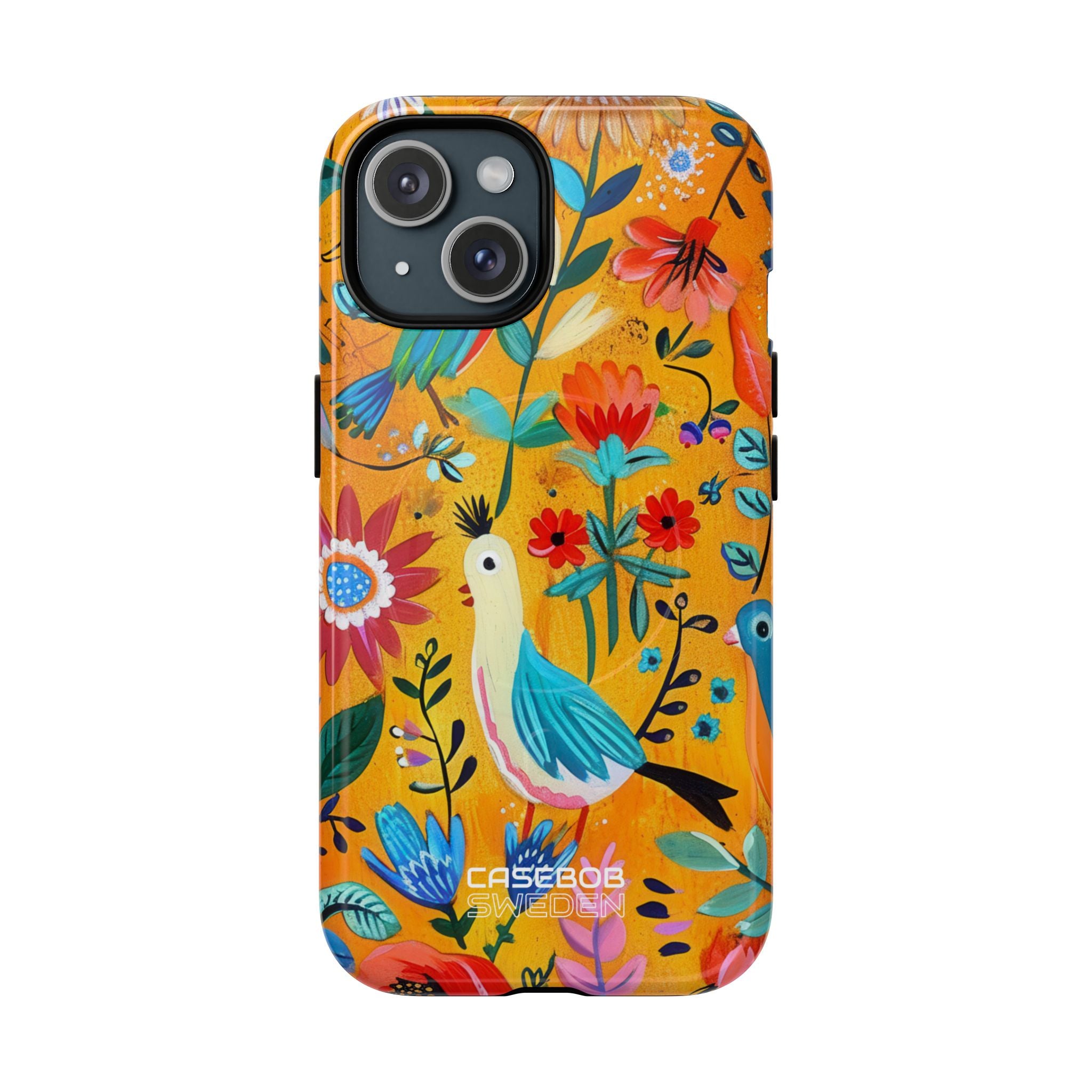 Giardino di Uccelli Fantasiosi iPhone 15 - Tough+