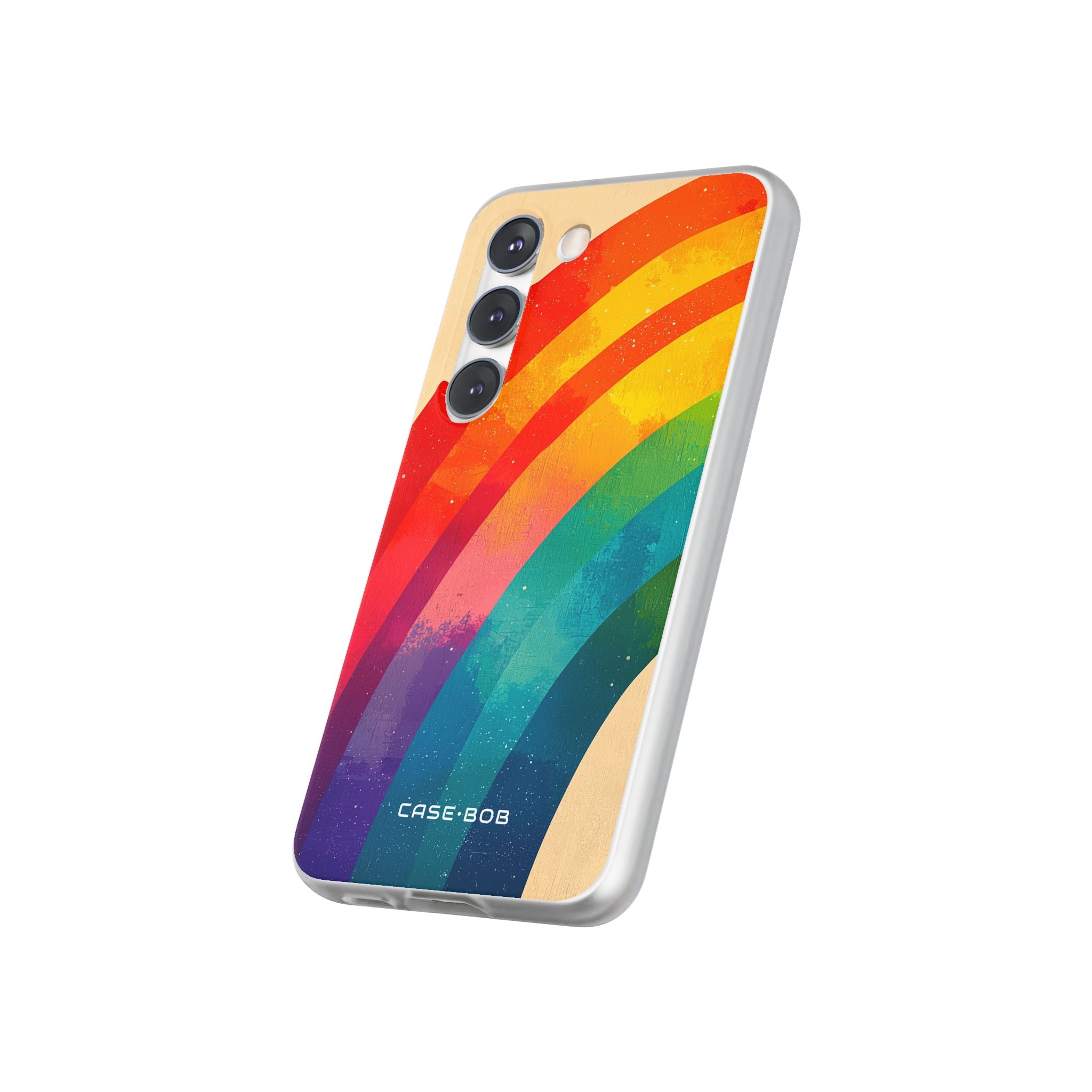 Textured Rainbow Arc Samsung S23 Case - Soft