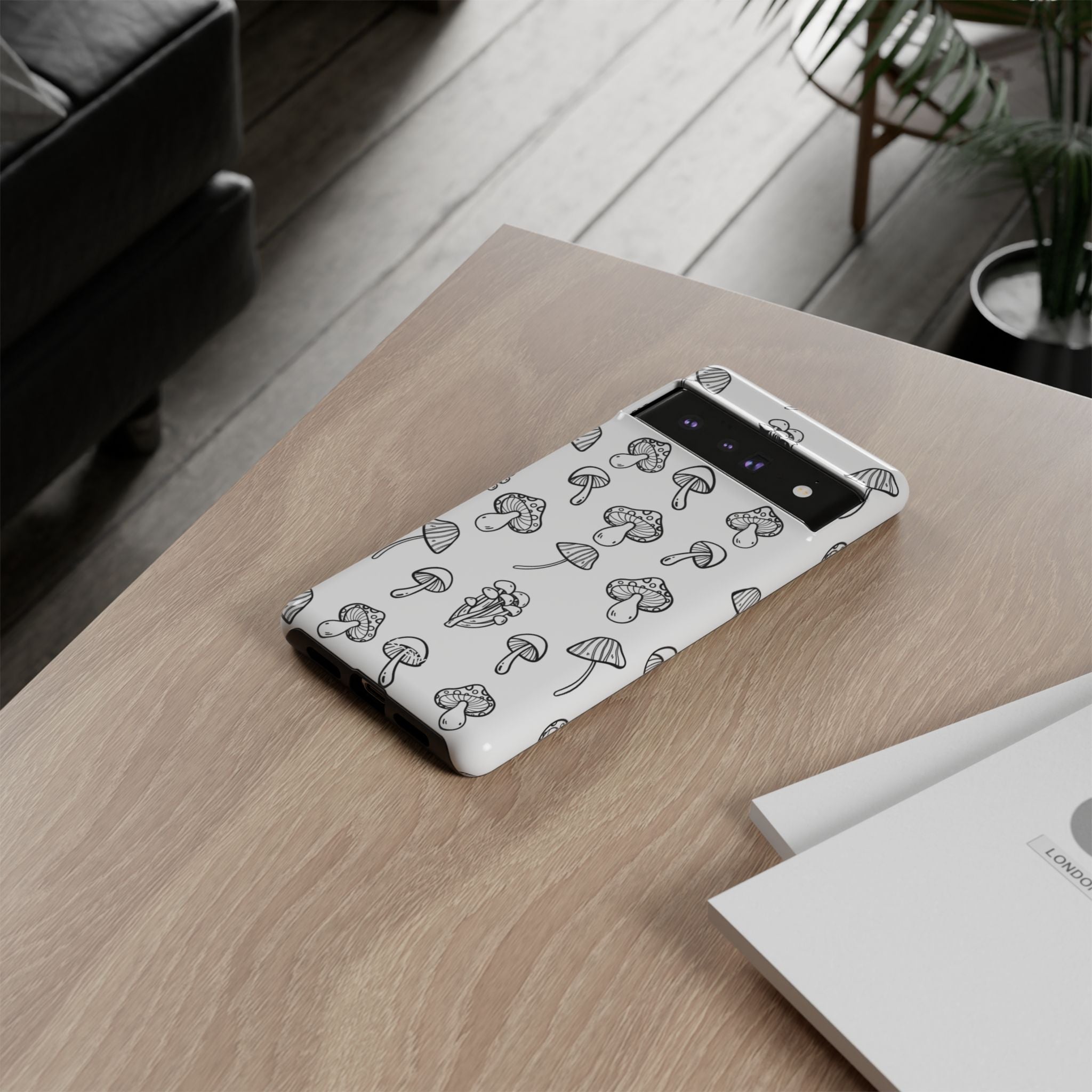 Mushroom Line Play - Google Pixel Case