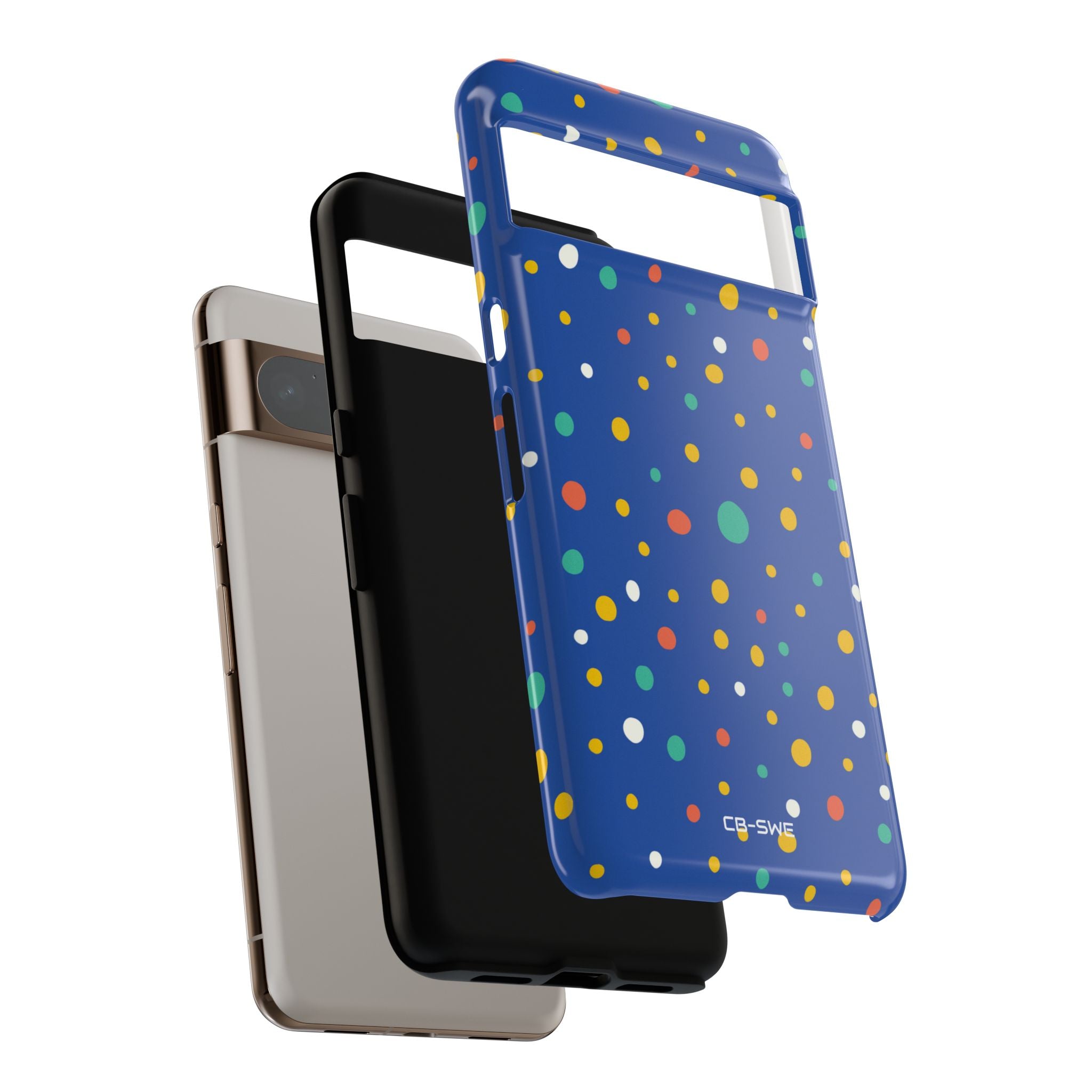 Colorful Dots Dance - Google Pixel Case