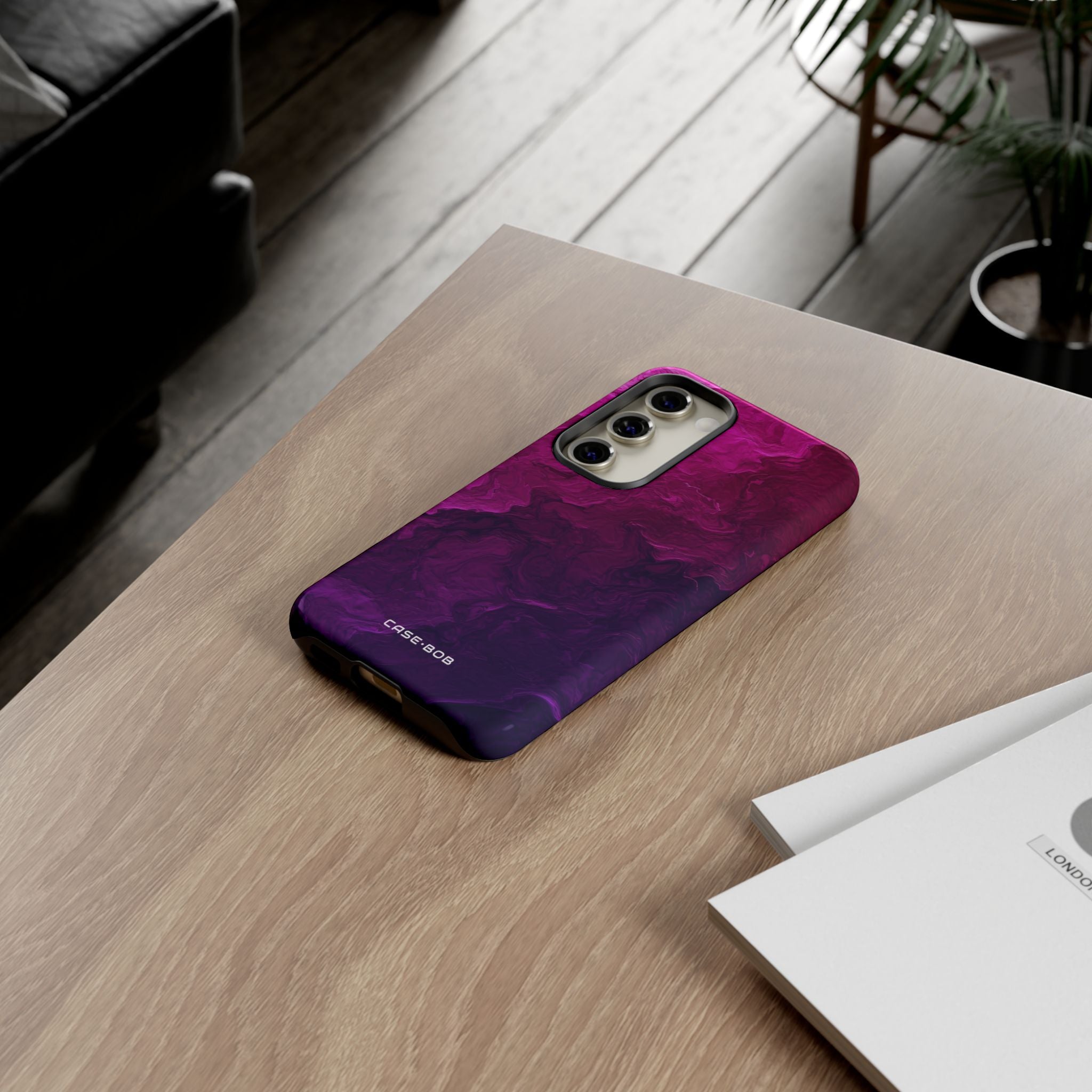 Violet Swirl Samsung S23 Case - Tough