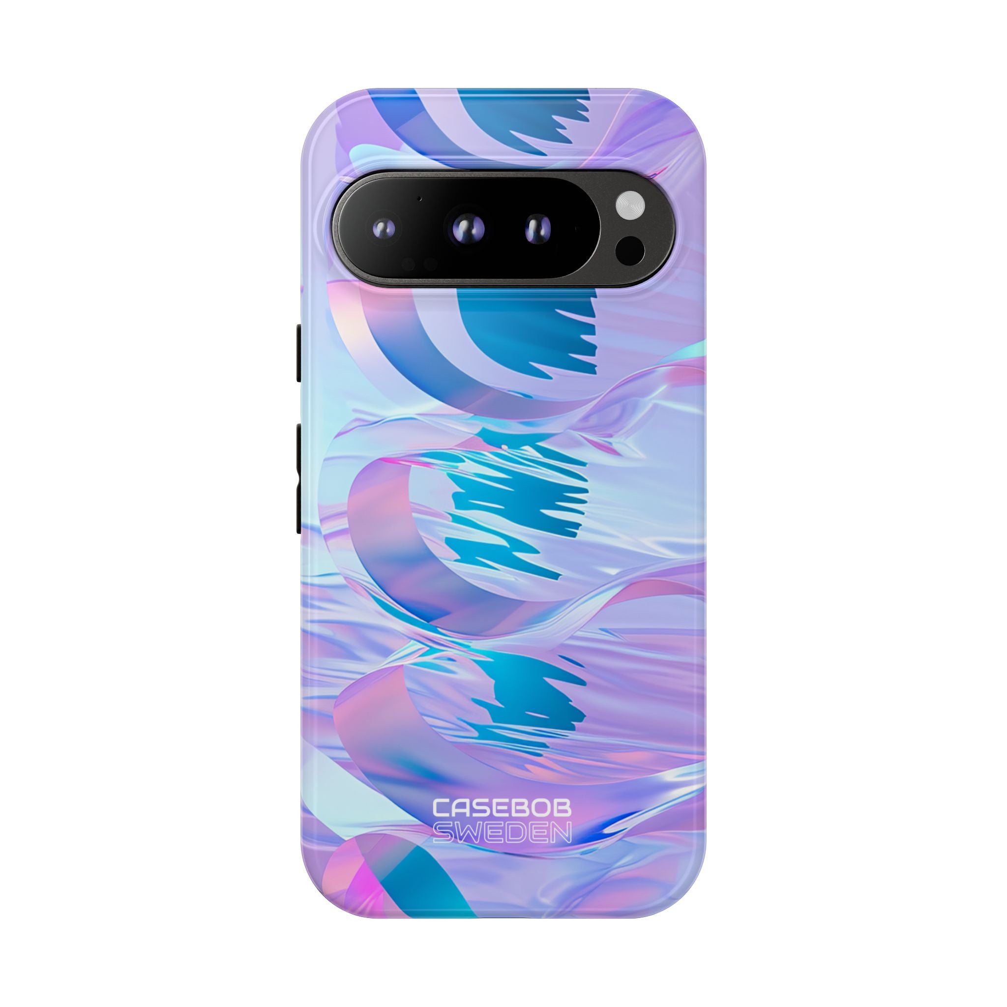 Iridescent Flowing Waves Google Pixel 9 - Tough