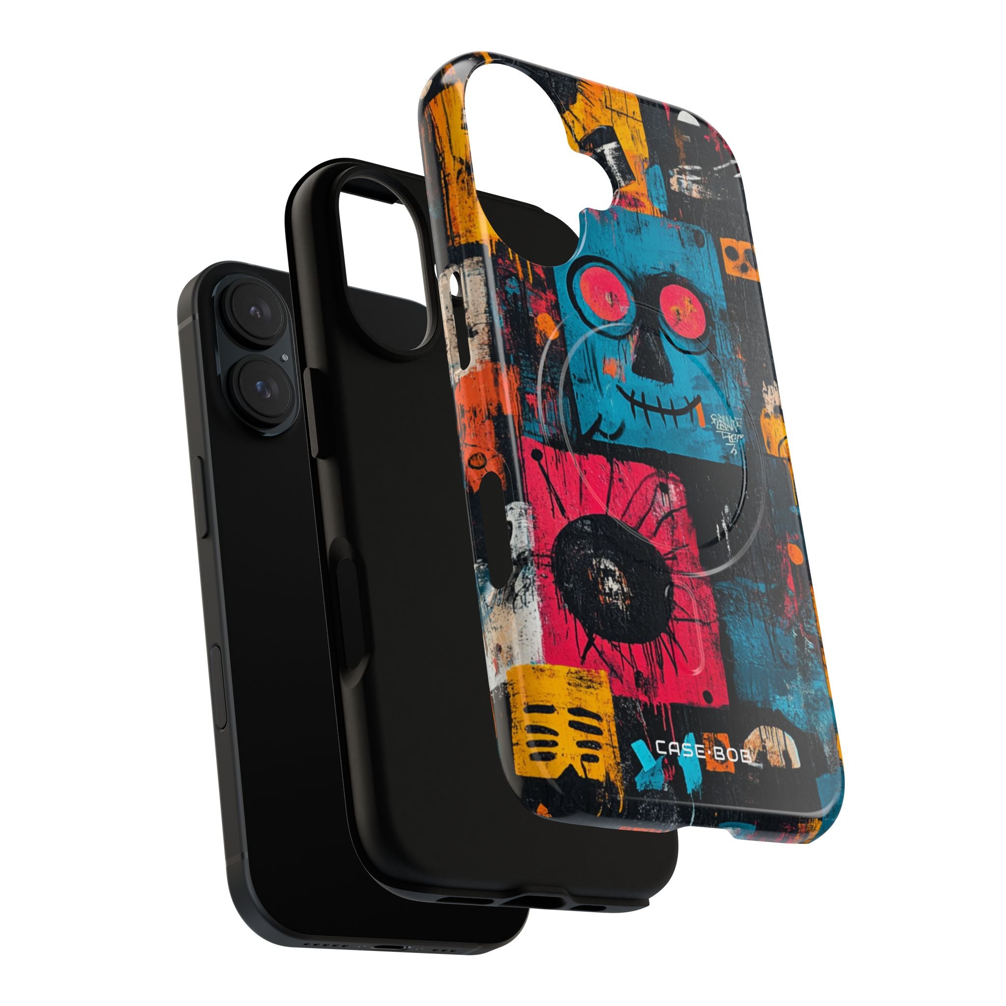 Blue Stitch Smile iPhone 16 Case - Tough+