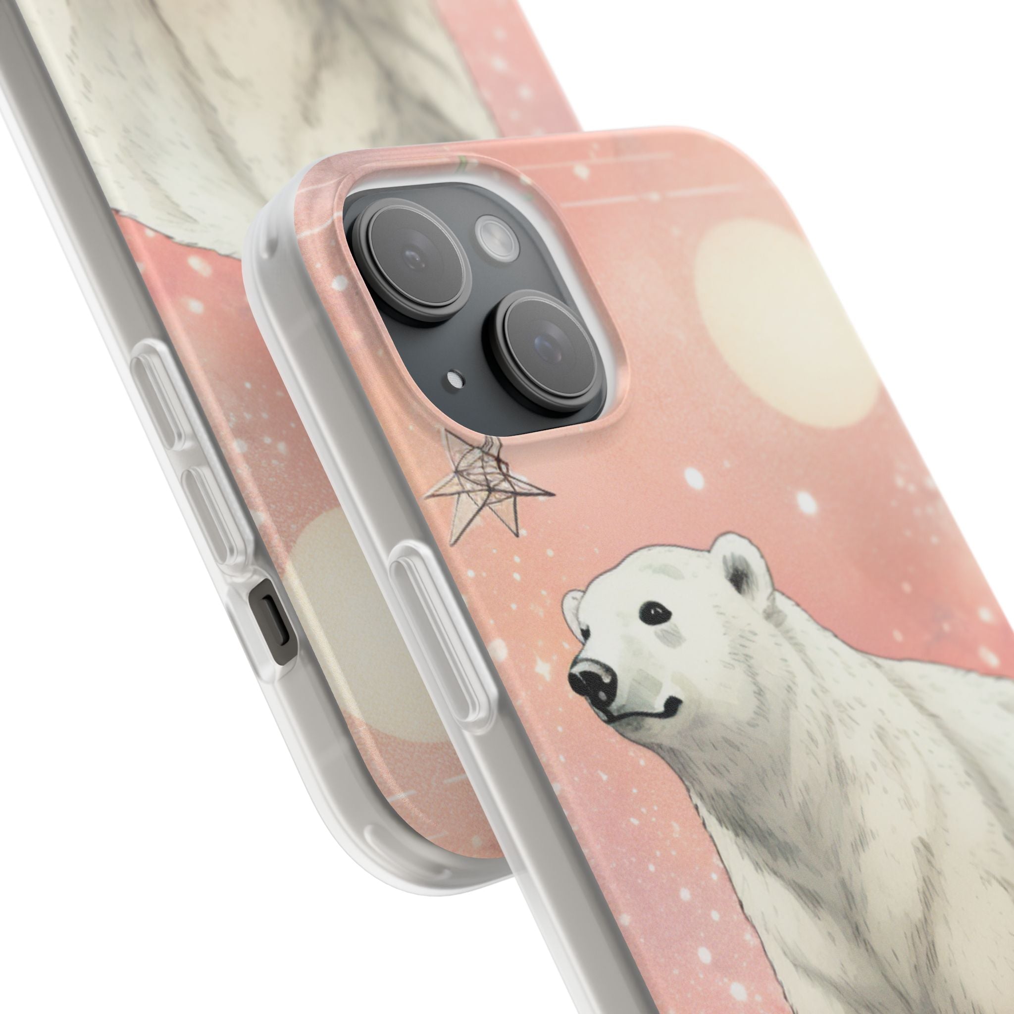 Polar Bear Dream iPhone 15 Plus Case - Soft