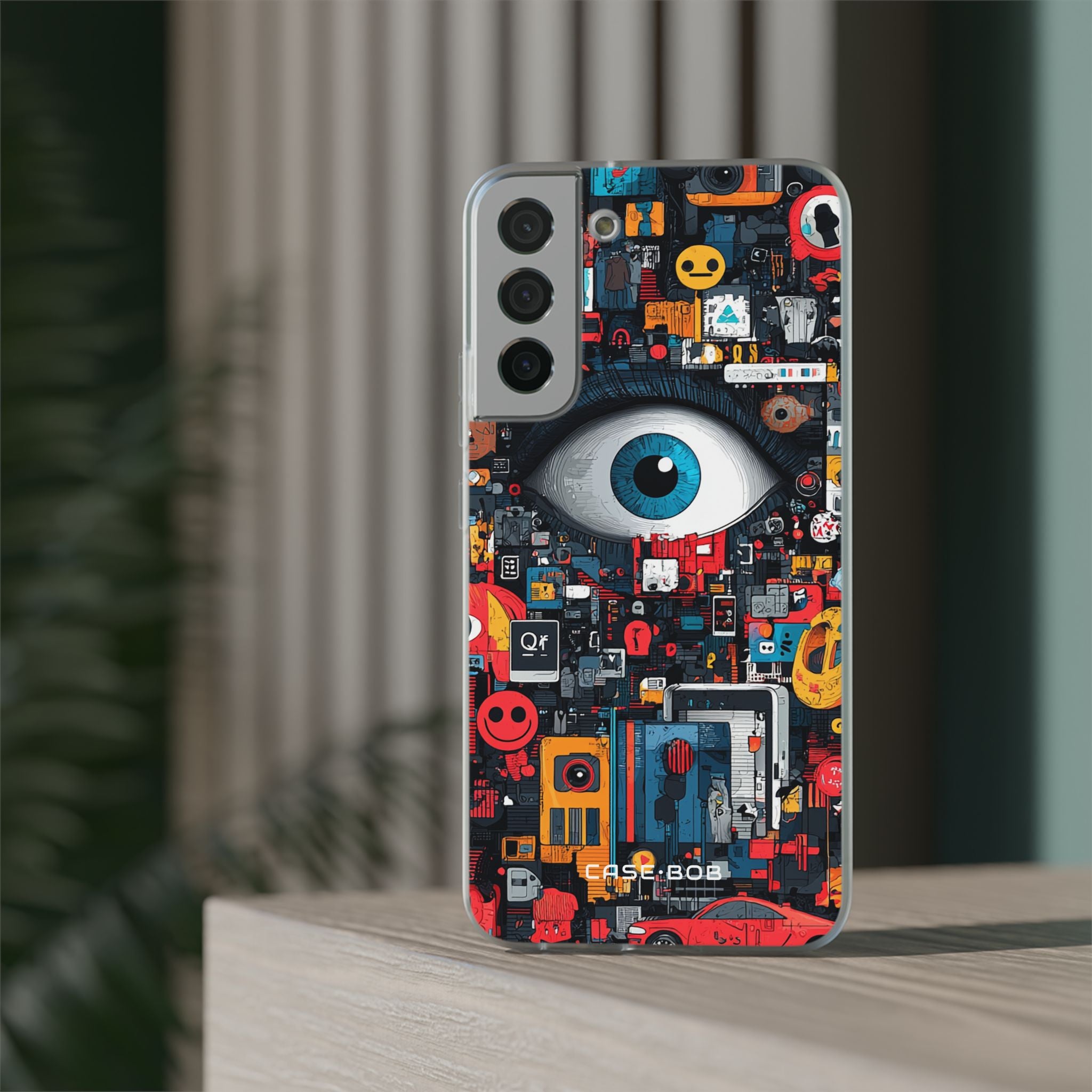 Digital Eye Blue Samsung S22 Plus Case - Soft