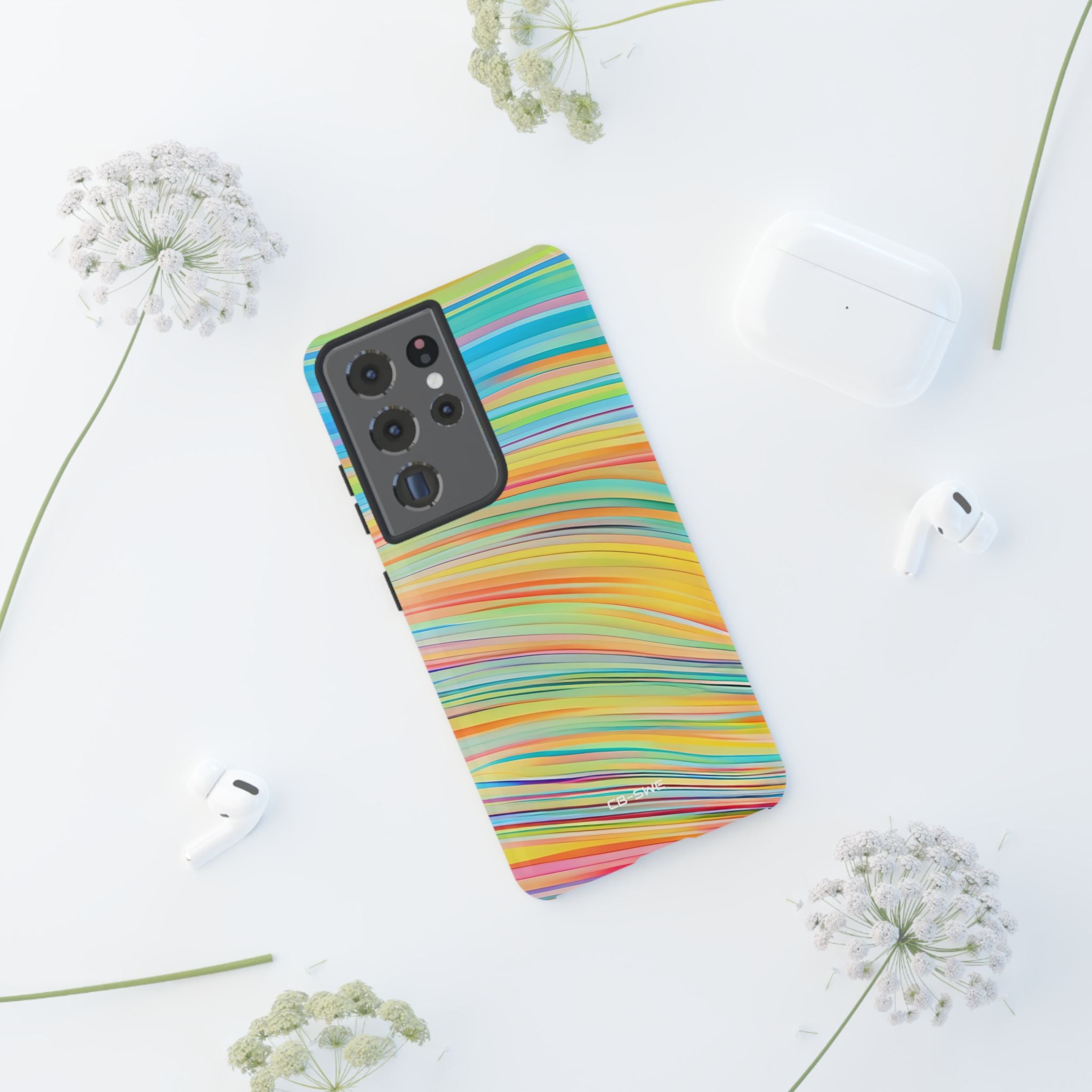Vibrant Rhythmic Waves - Samsung Case