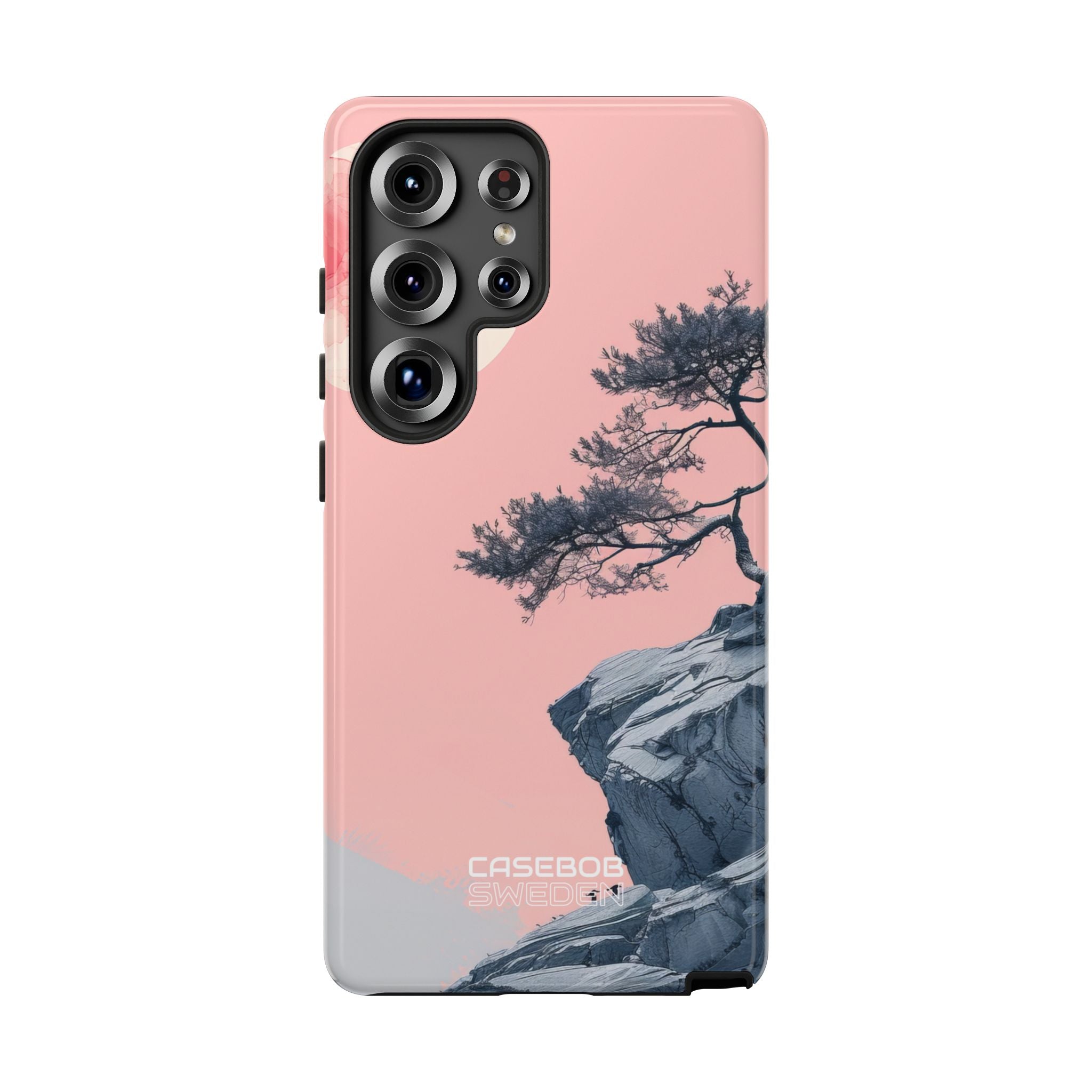 Solitudine sulla scogliera rosa Samsung S25 - Tough