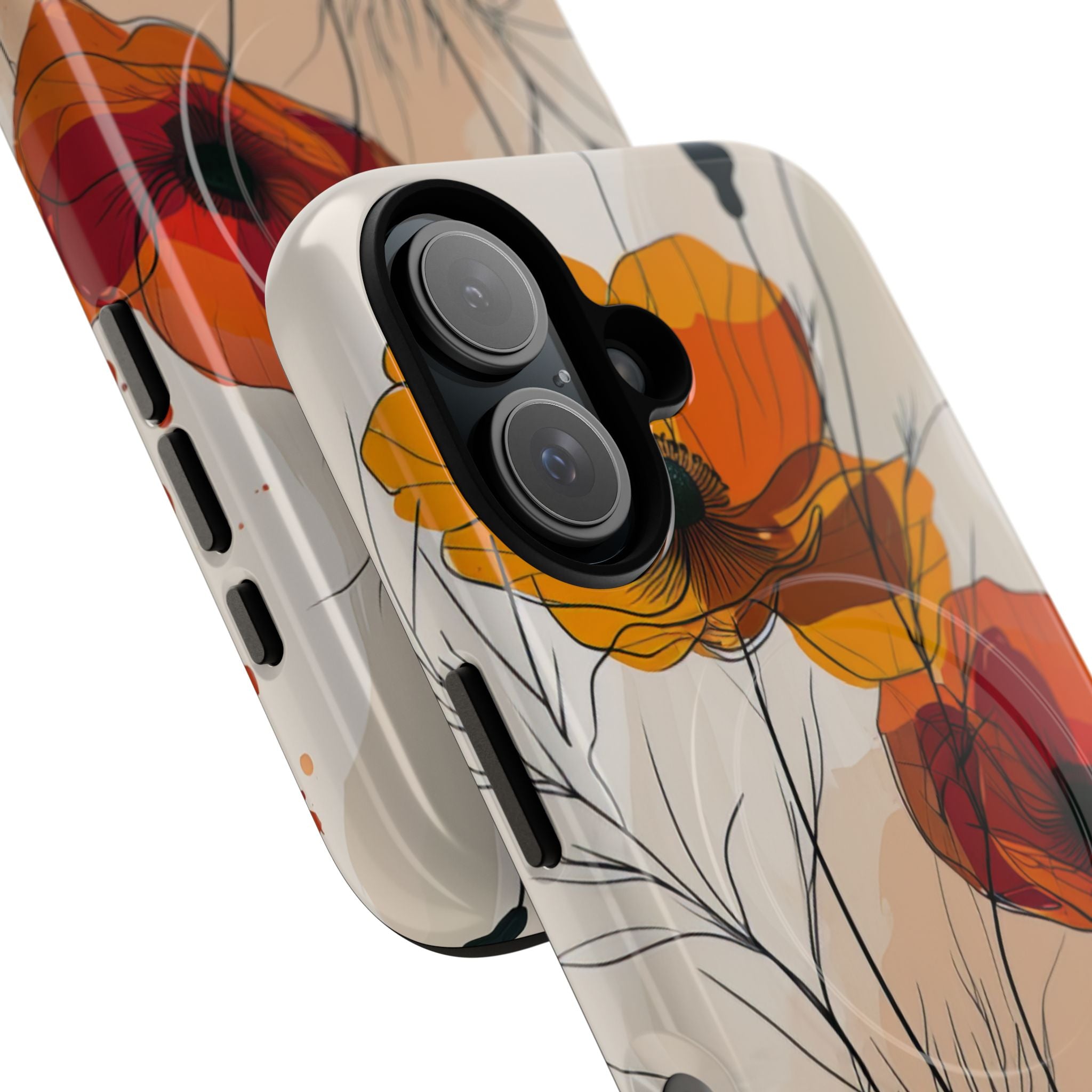 Golden Bloom Dance iPhone 16 - Tough+