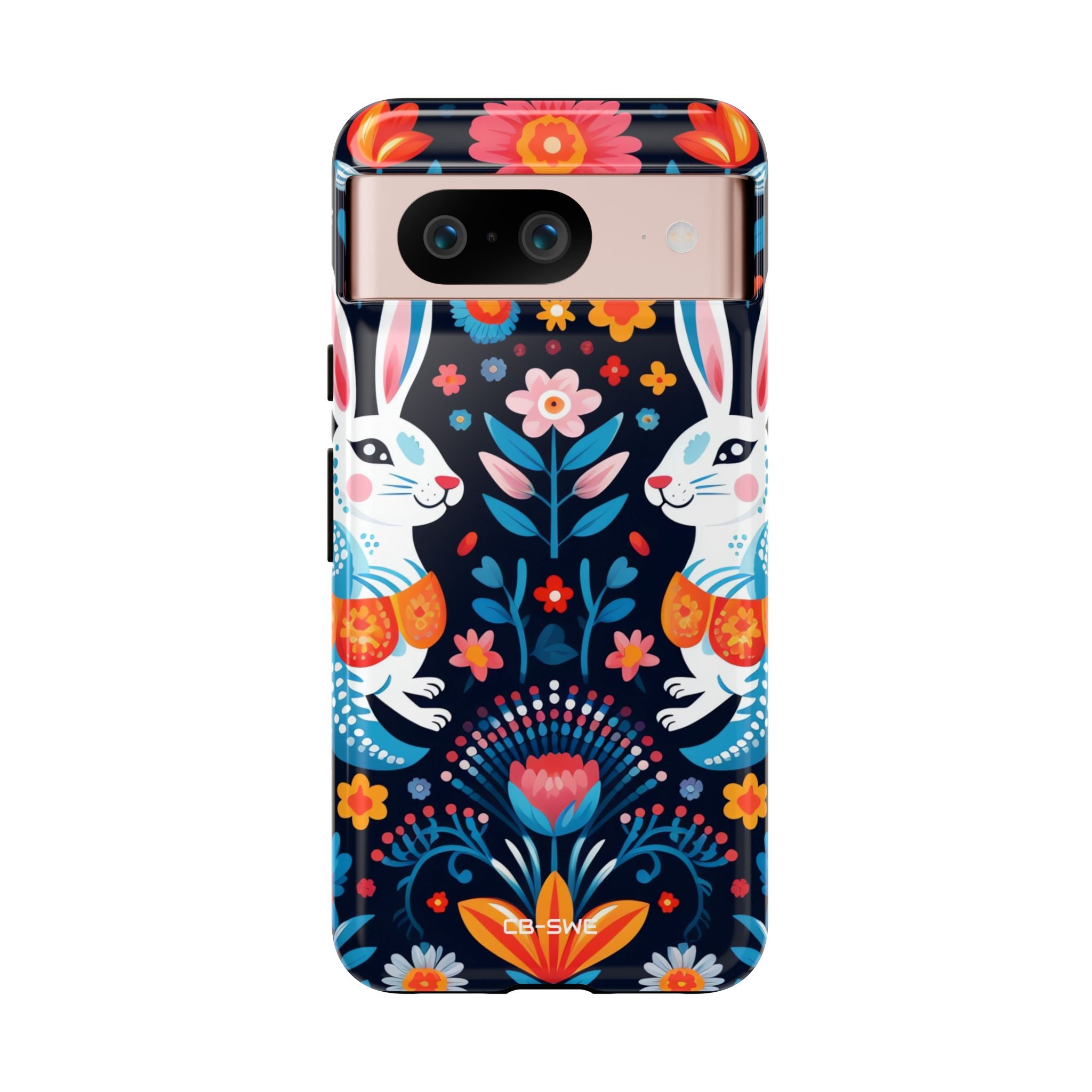 Bunnies Hop Flowers - Google Pixel Case