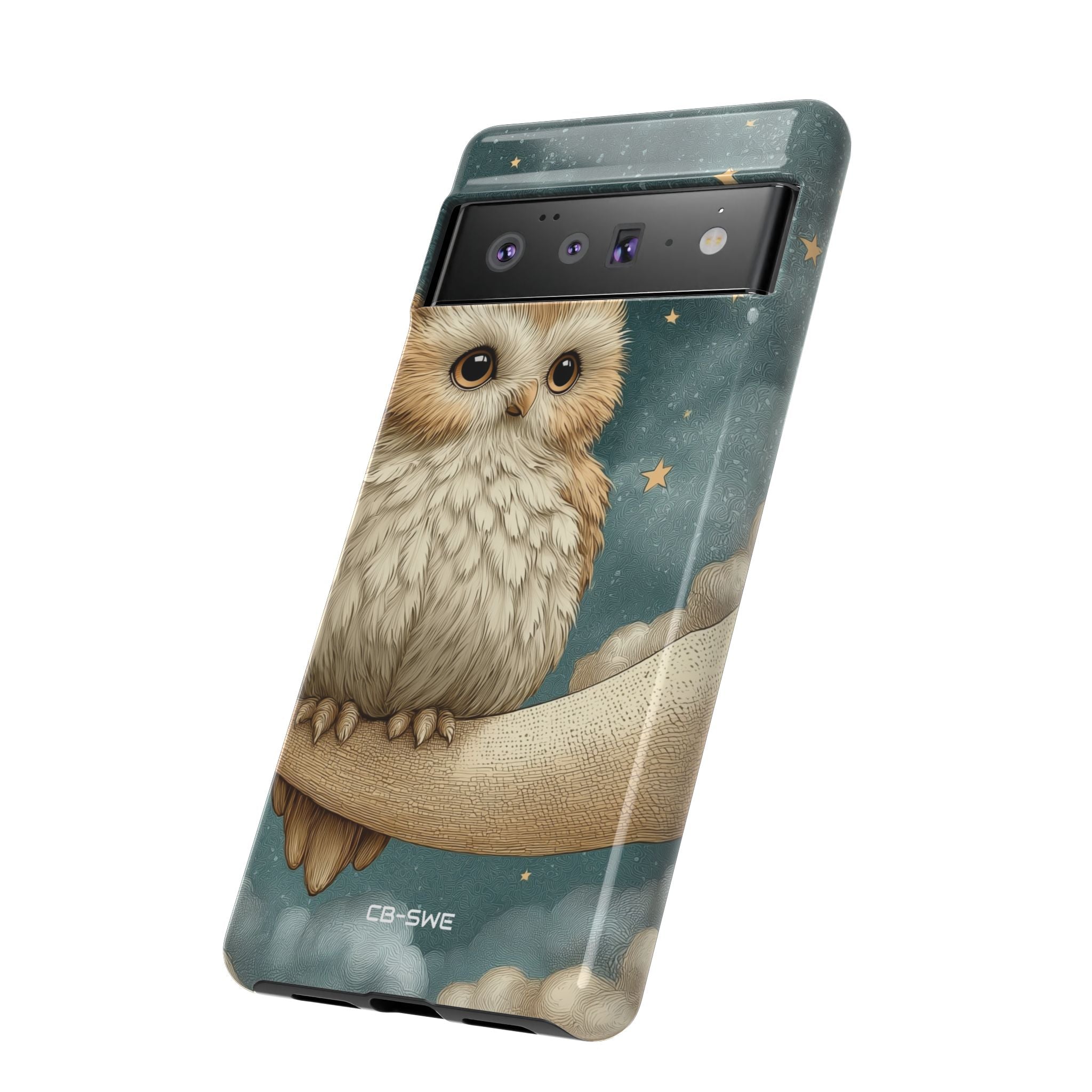 Owls Nestle Moon - Google Pixel Case