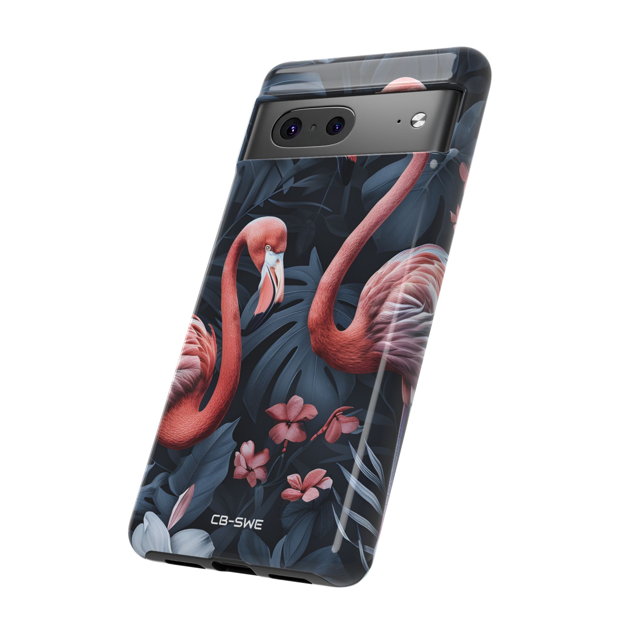 Flamingos Embrace Nature - Google Pixel Case