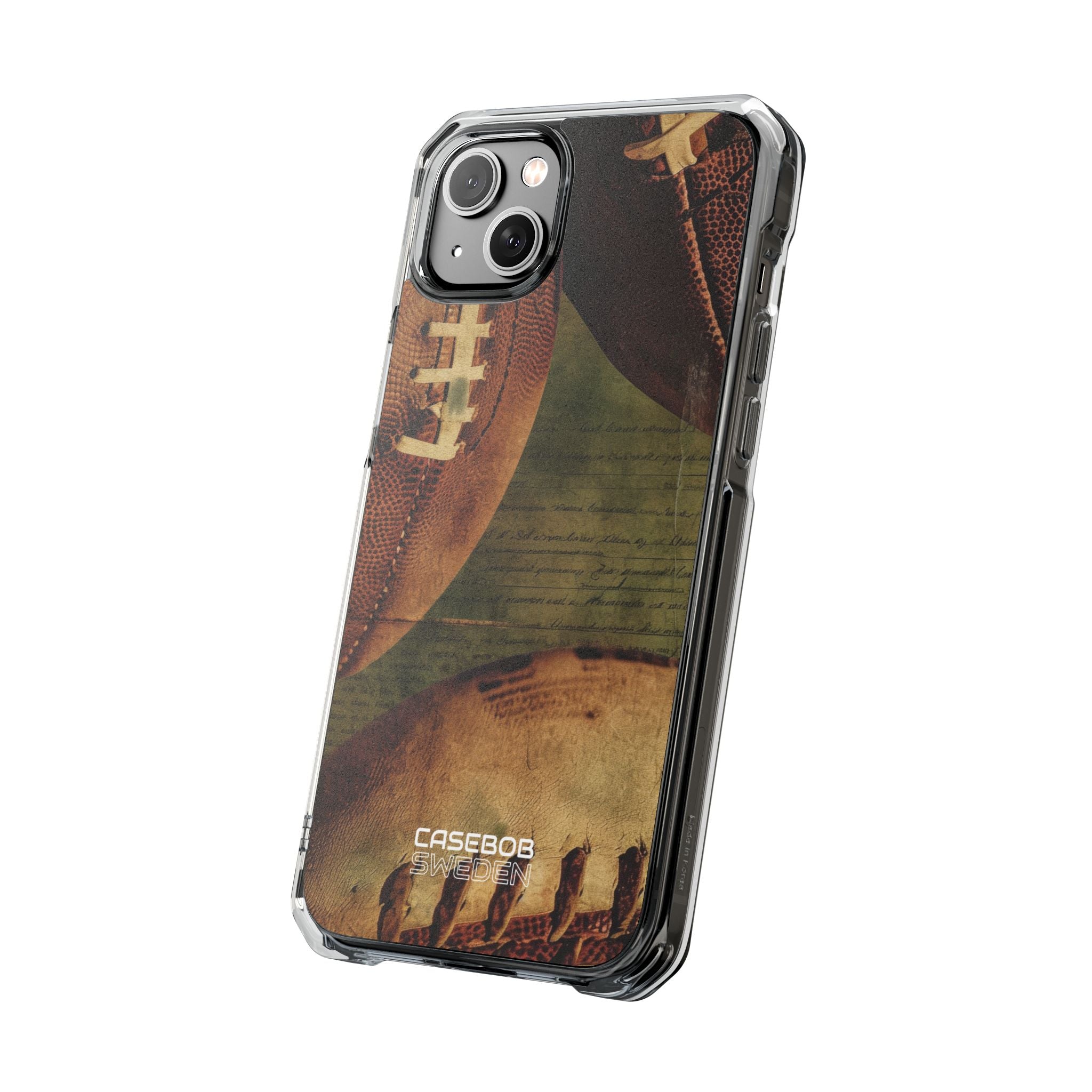 Texture da calcio vintage iPhone 14 - Impact Clear+