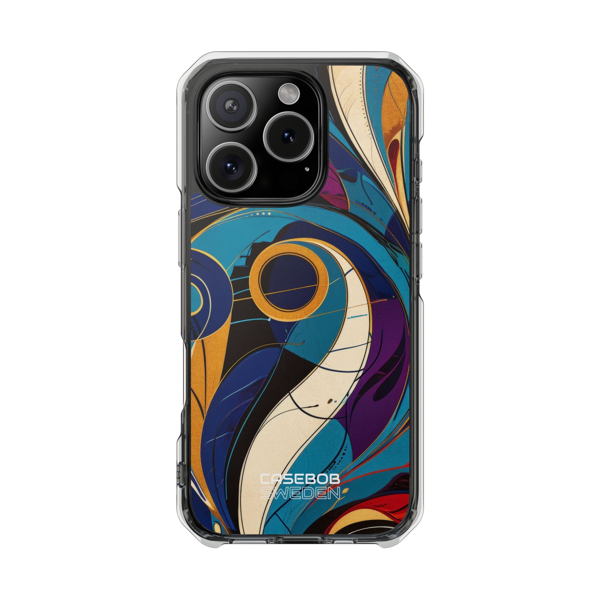 Swirling Copper Dreams iPhone 16 - Impact Clear+