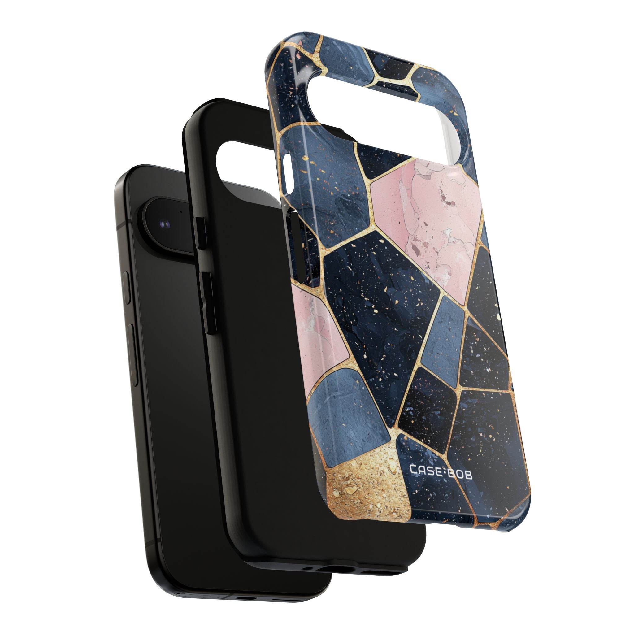 Golden Mosaic Google Pixel 9 Pro Case - Tough