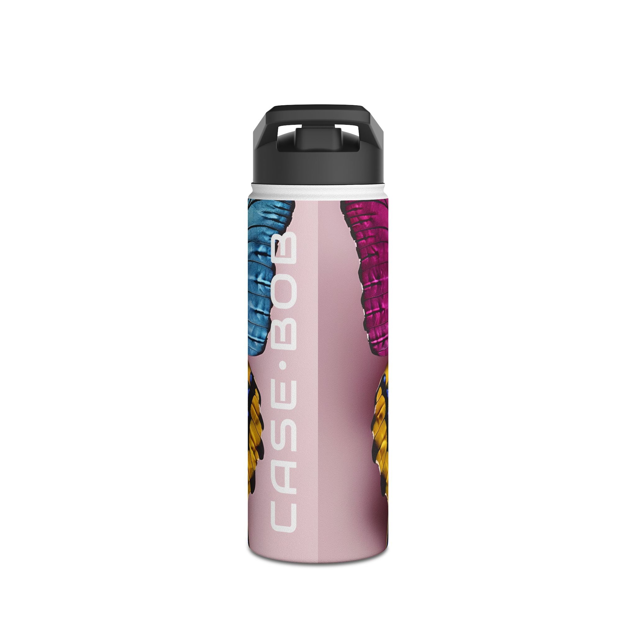Vibrant Monarch - Stainless Steel Water Bottle