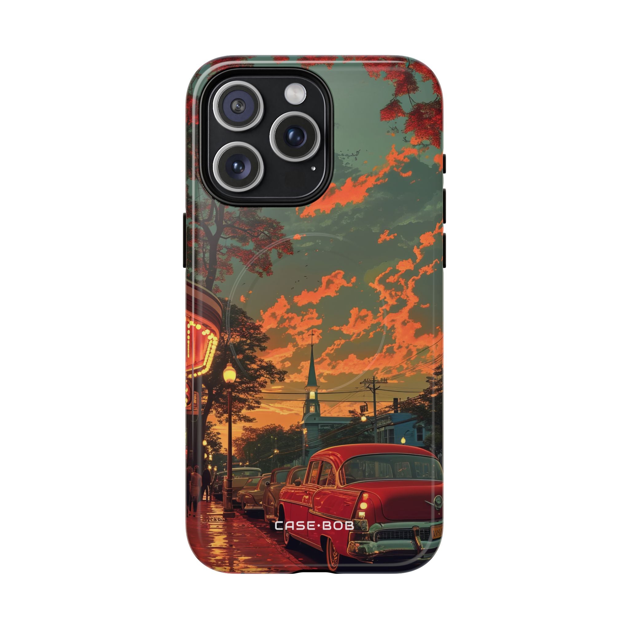 Crimson Classic iPhone 15 Pro Max Case - Tough+