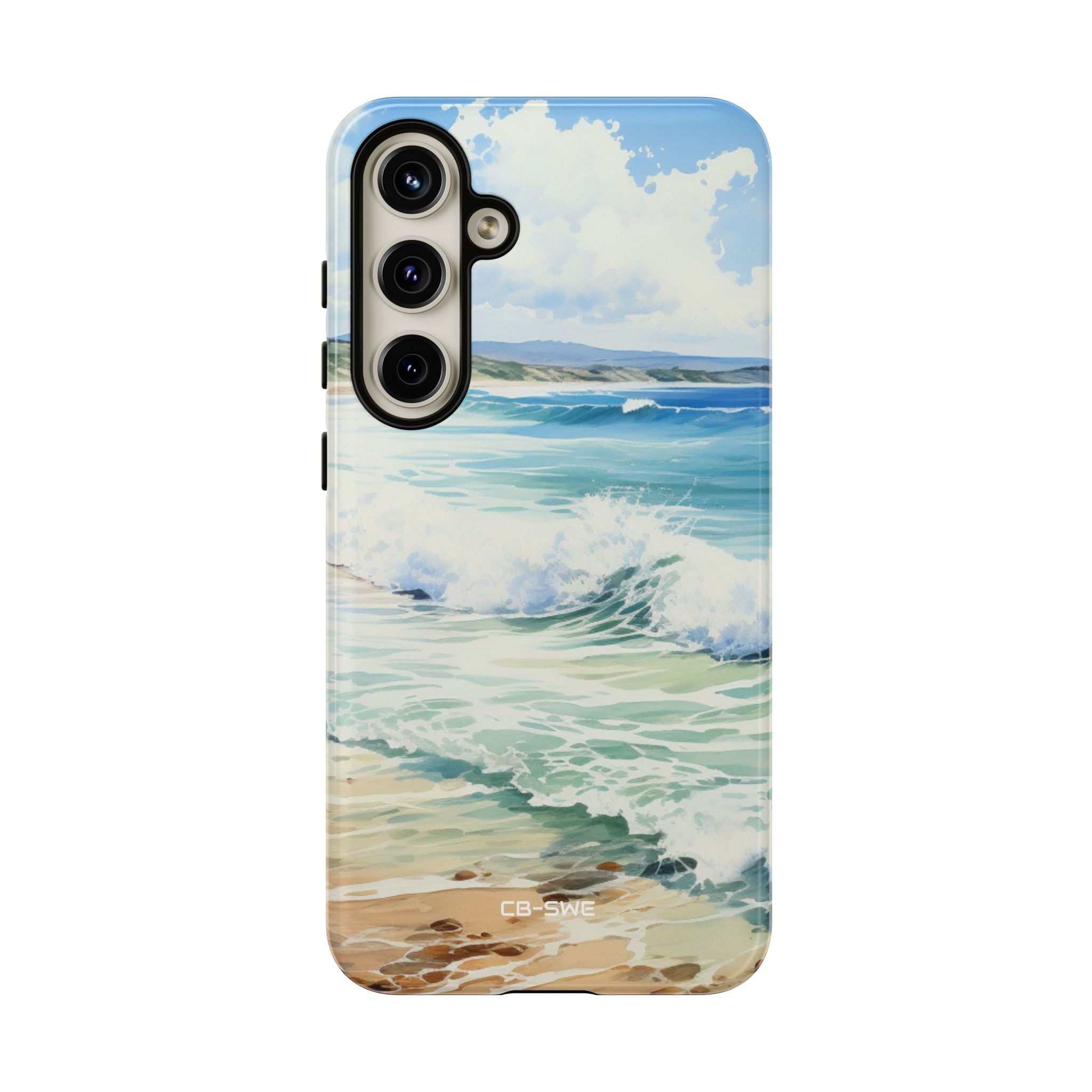 Serene Coastal Watercolors - Samsung Case