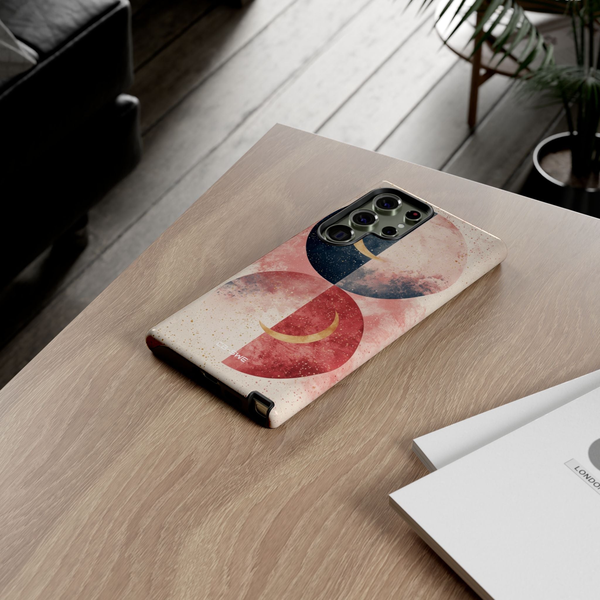 Crescents Embrace Stars - Samsung Case
