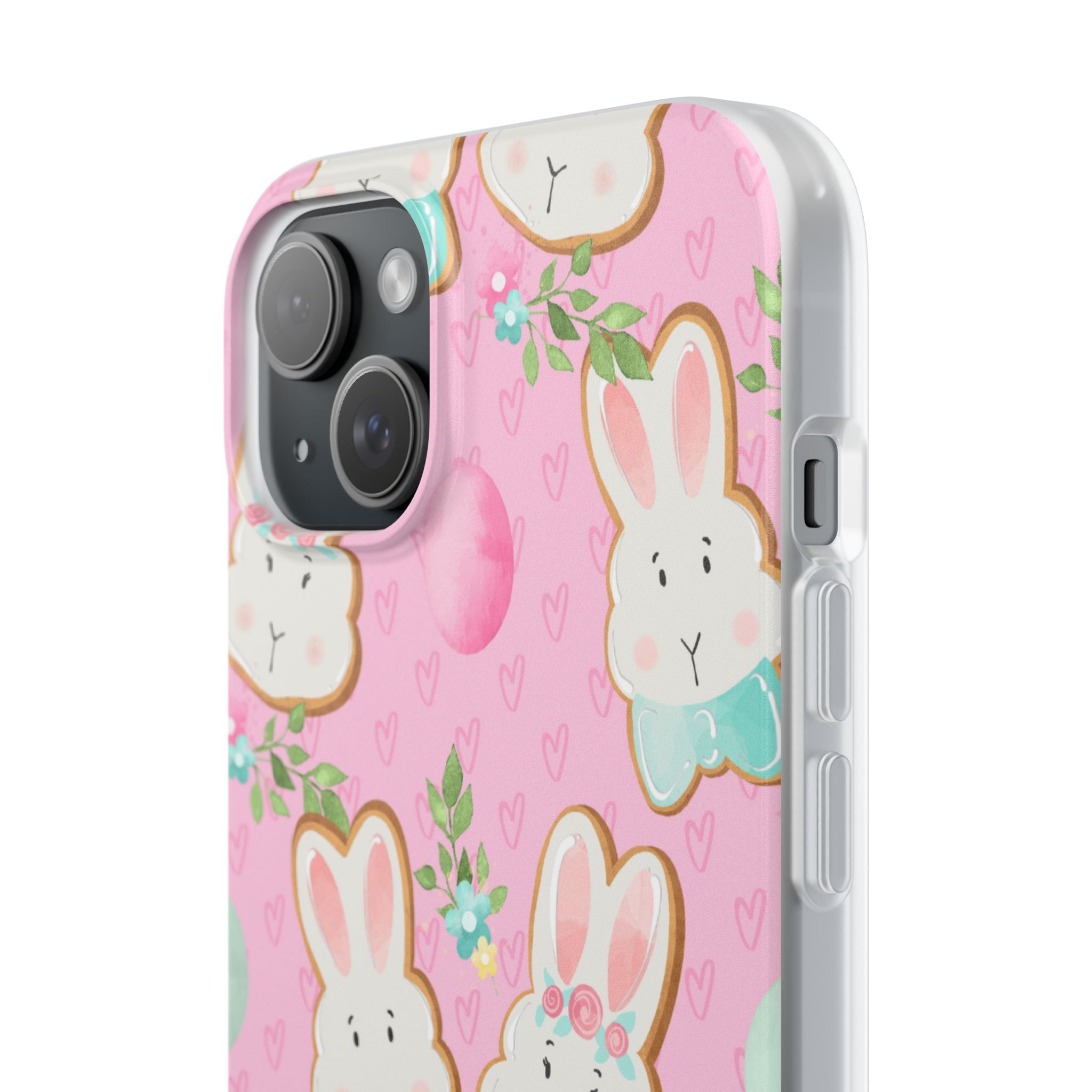 Bunny Blossom iPhone 15 Plus Case - Soft