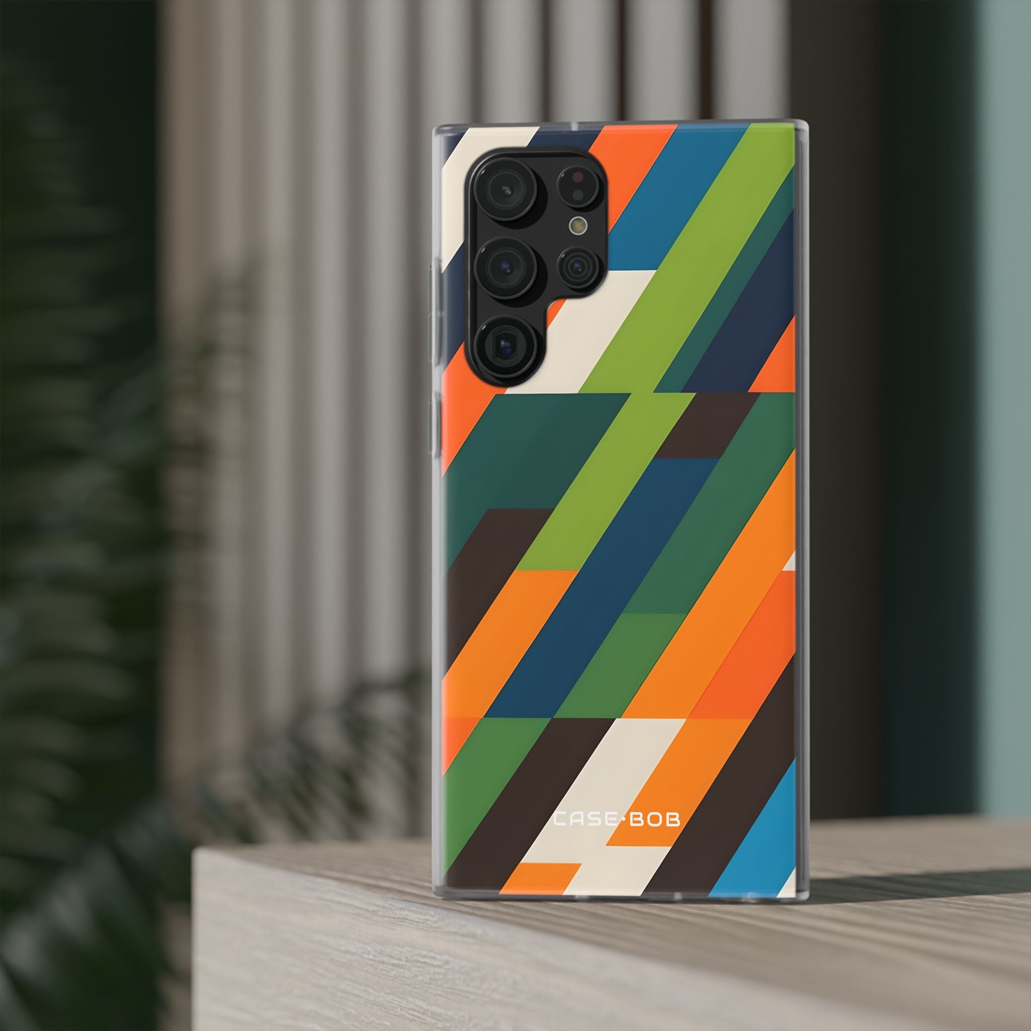 Diagonal Blaze Samsung S22 Ultra Case - Soft