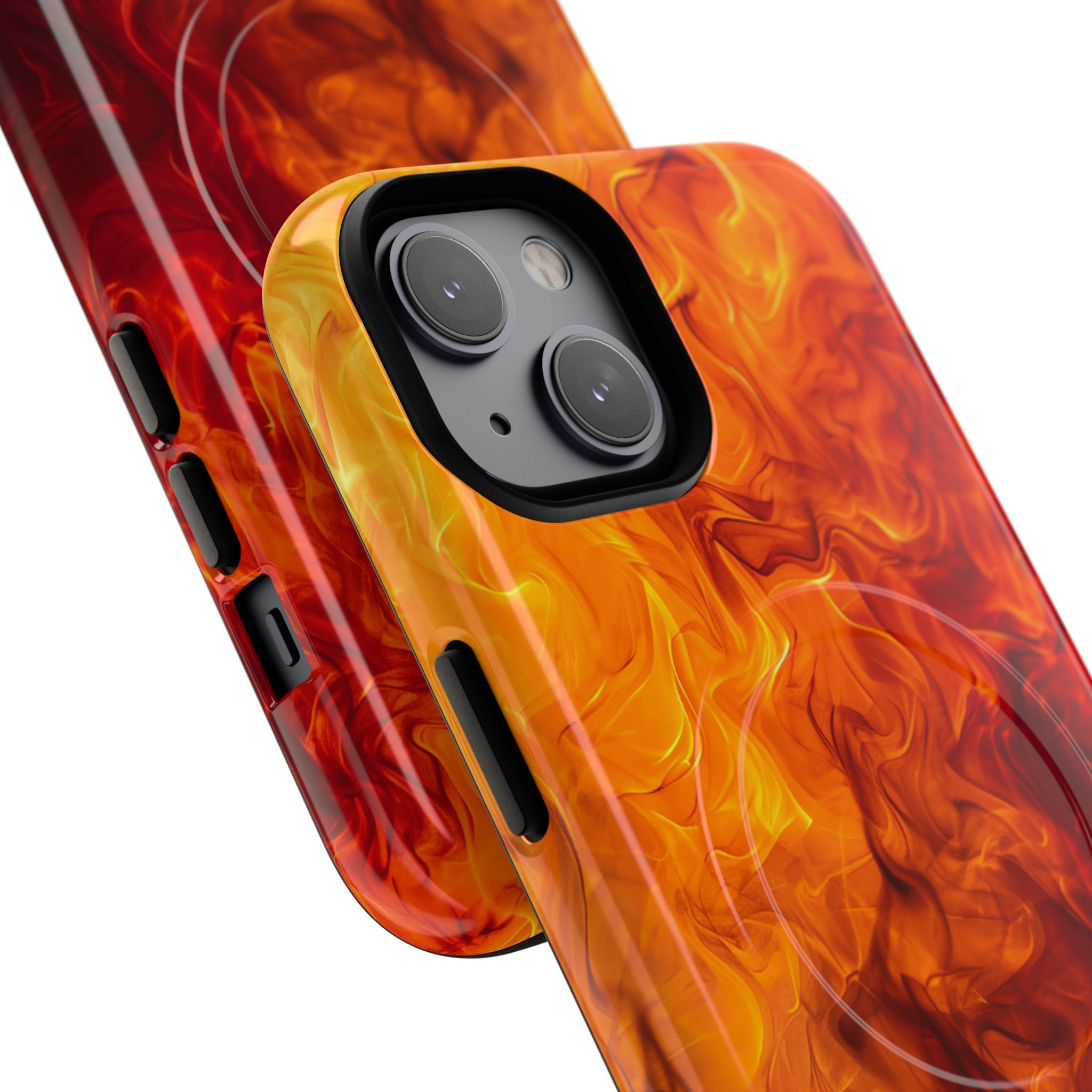 Flaming Energy Swirl iPhone 14 - Tough+