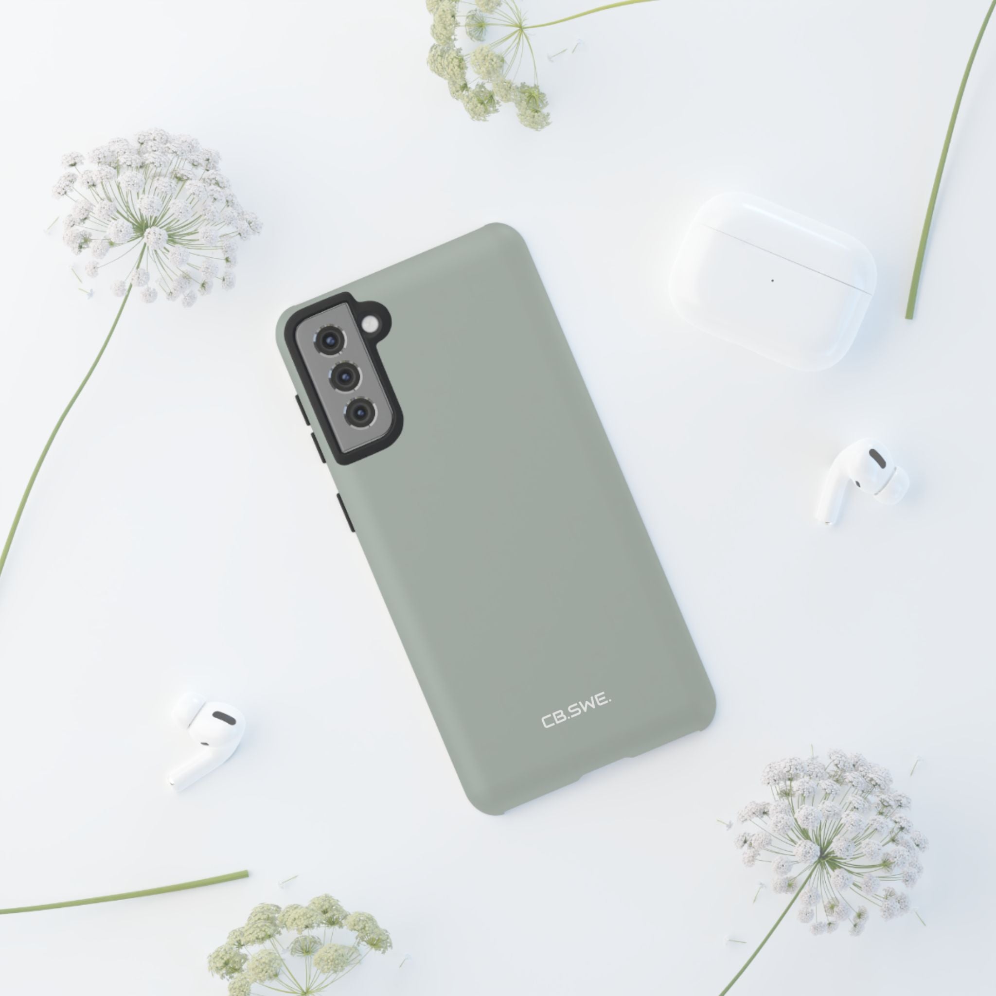 Ash Grey Samsung Case - Tough