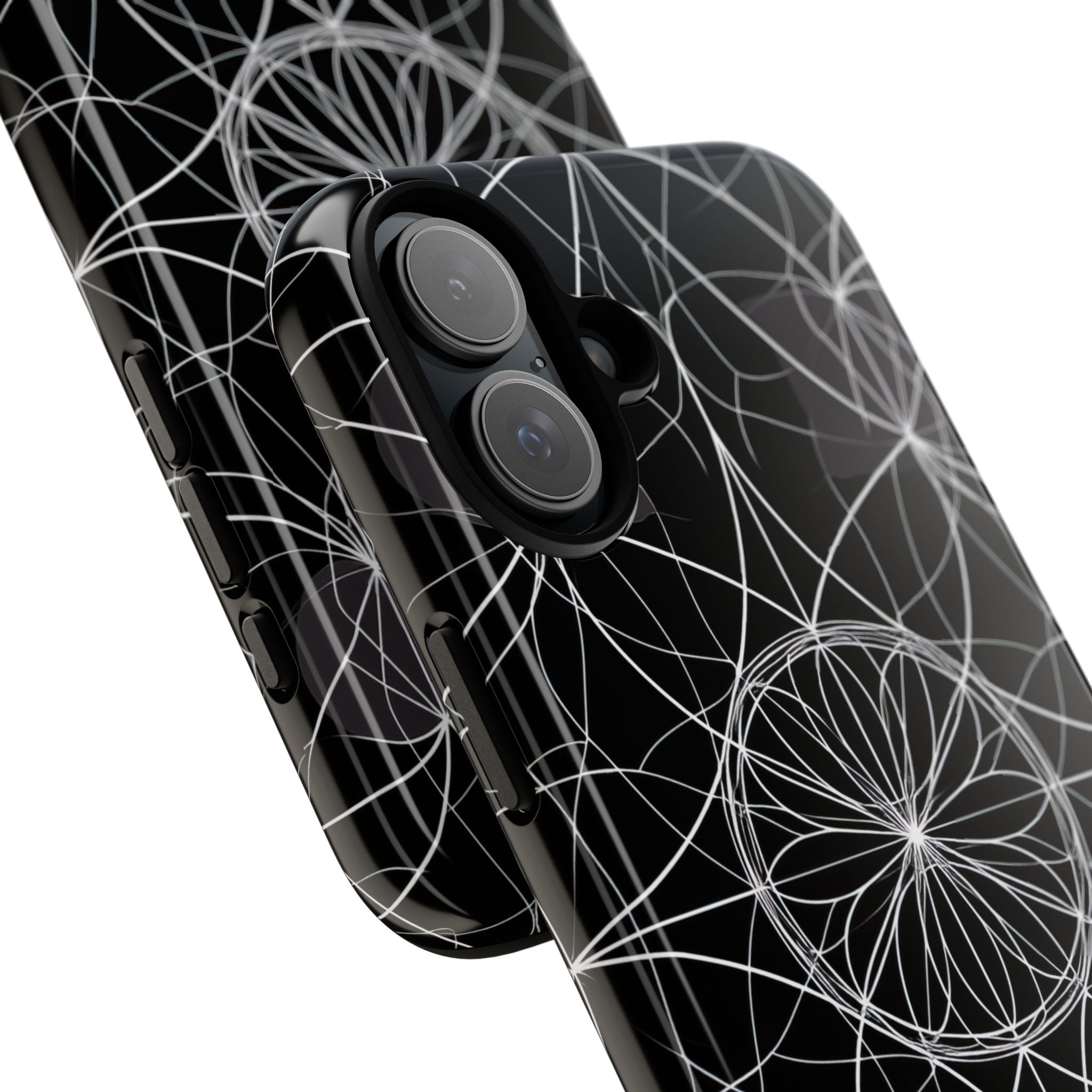 Symmetric Line Bloom iPhone 16 - Tough
