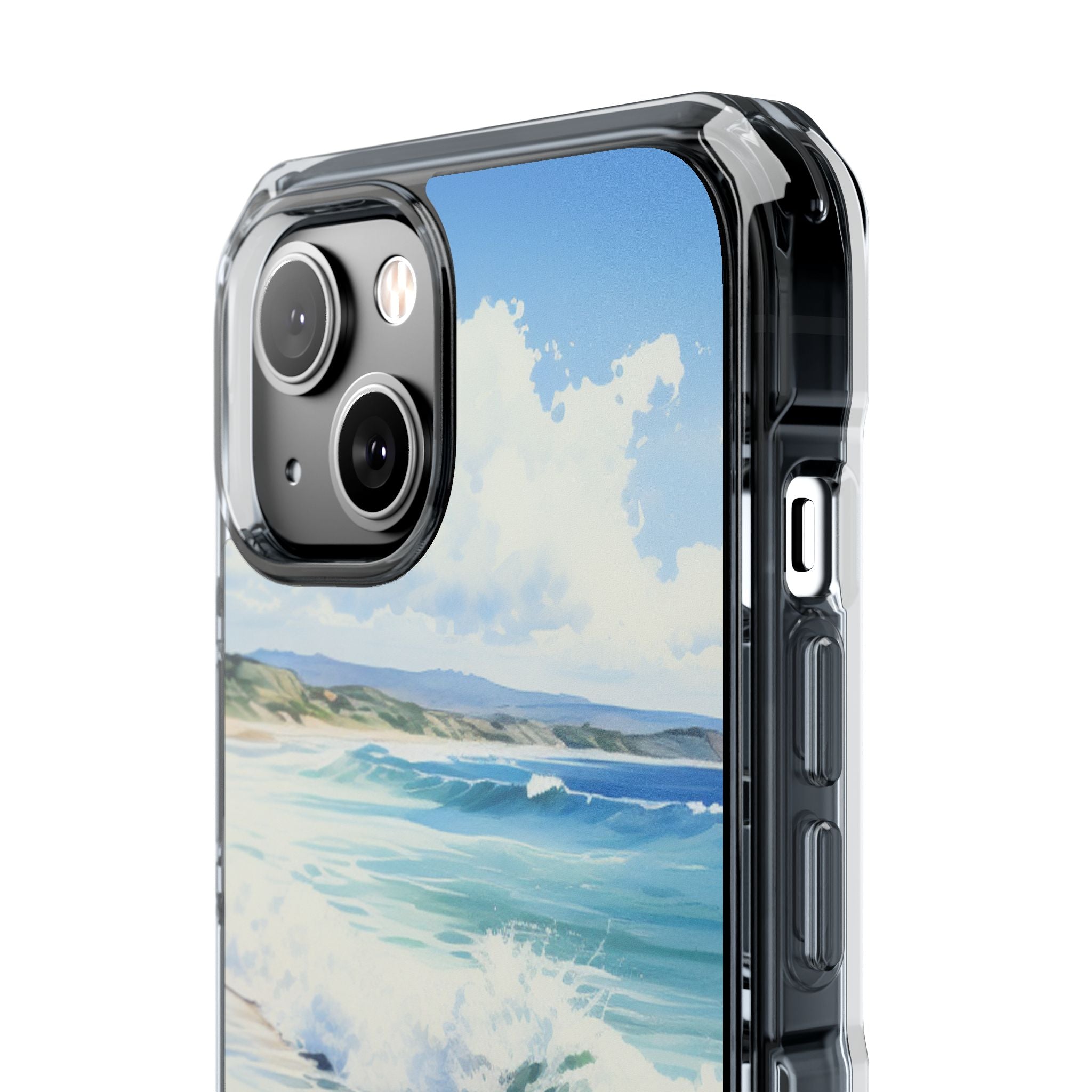 Serene Coastal Watercolors iPhone Case - Impact