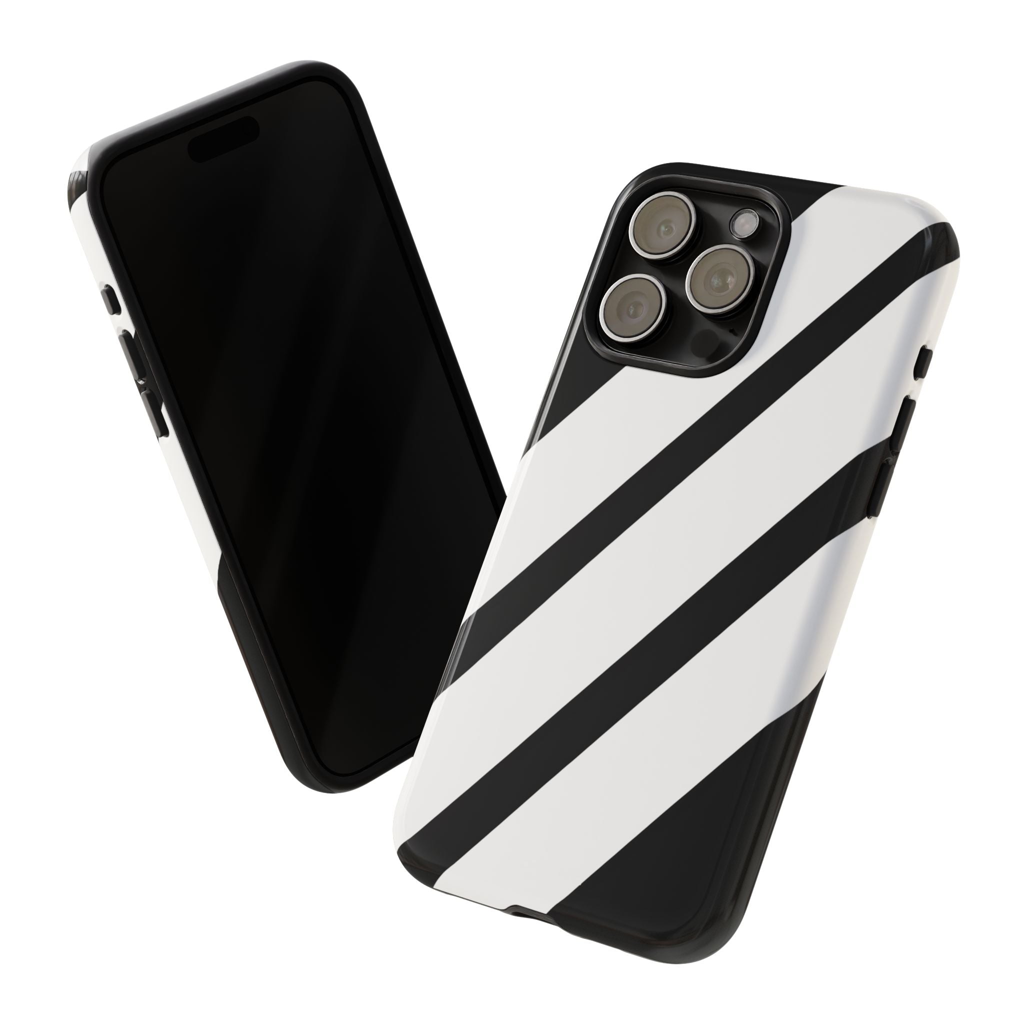 Monochrome Diagonal Symmetry - iPhone Case